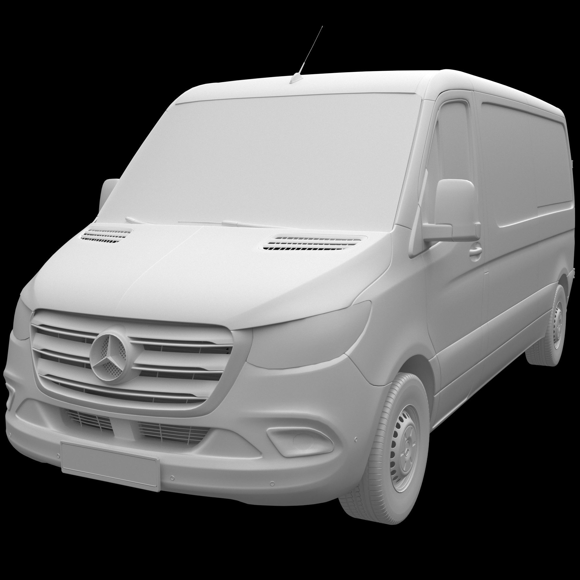 Mercedes-Benz Sprinter L2H1 Van 3D model_12