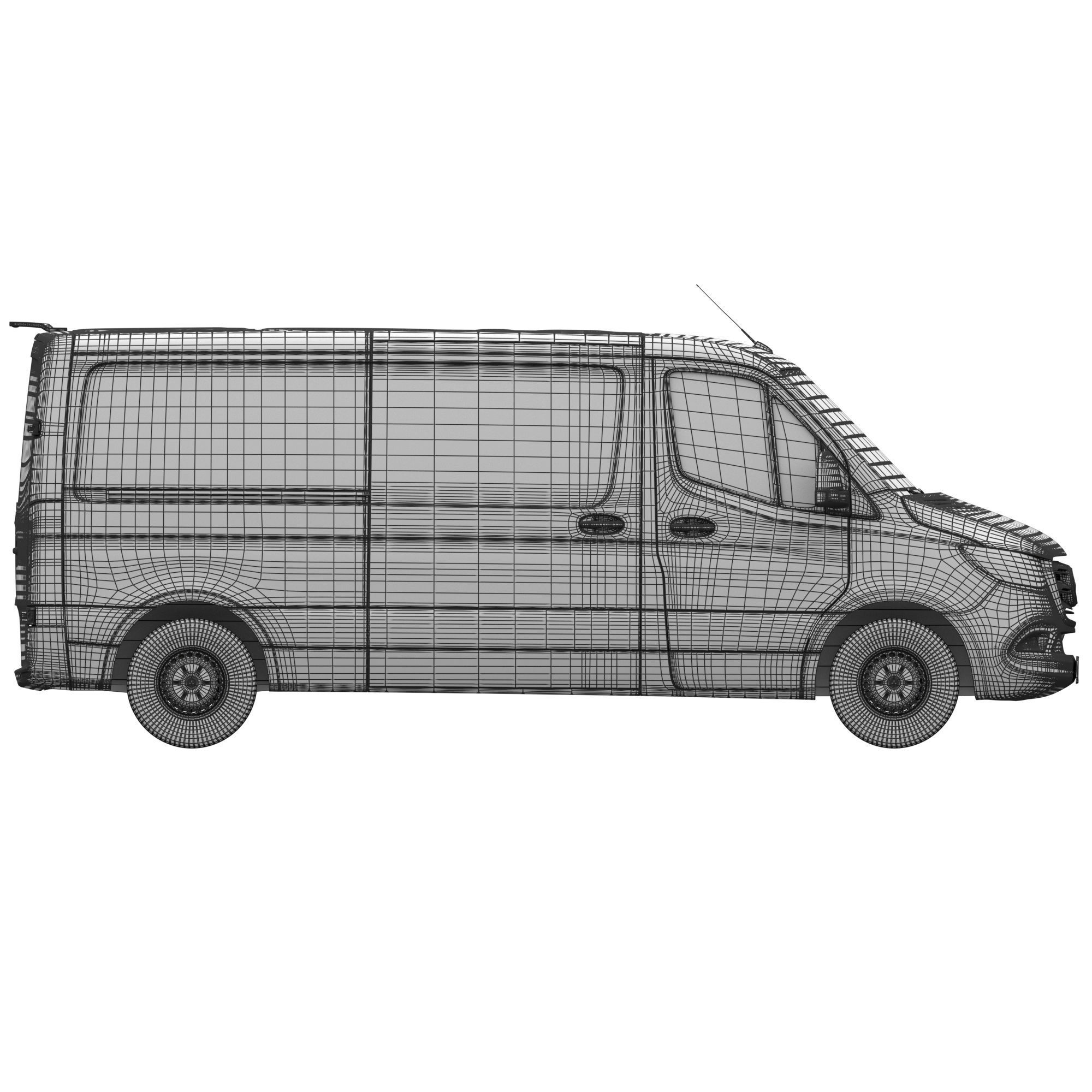 Mercedes-Benz Sprinter L2H1 Van 3D model_20