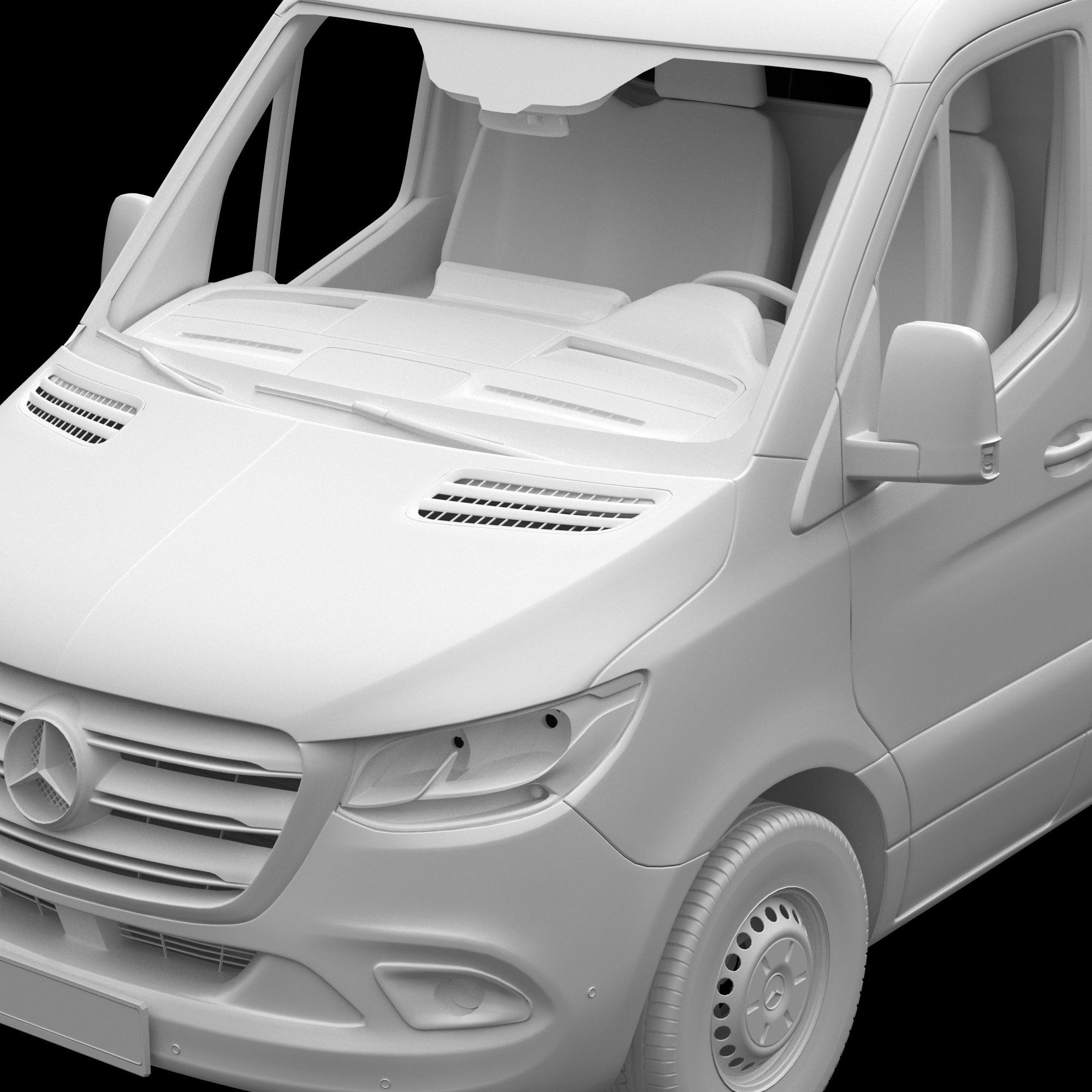 Mercedes-Benz Sprinter L2H1 Van 3D model_15