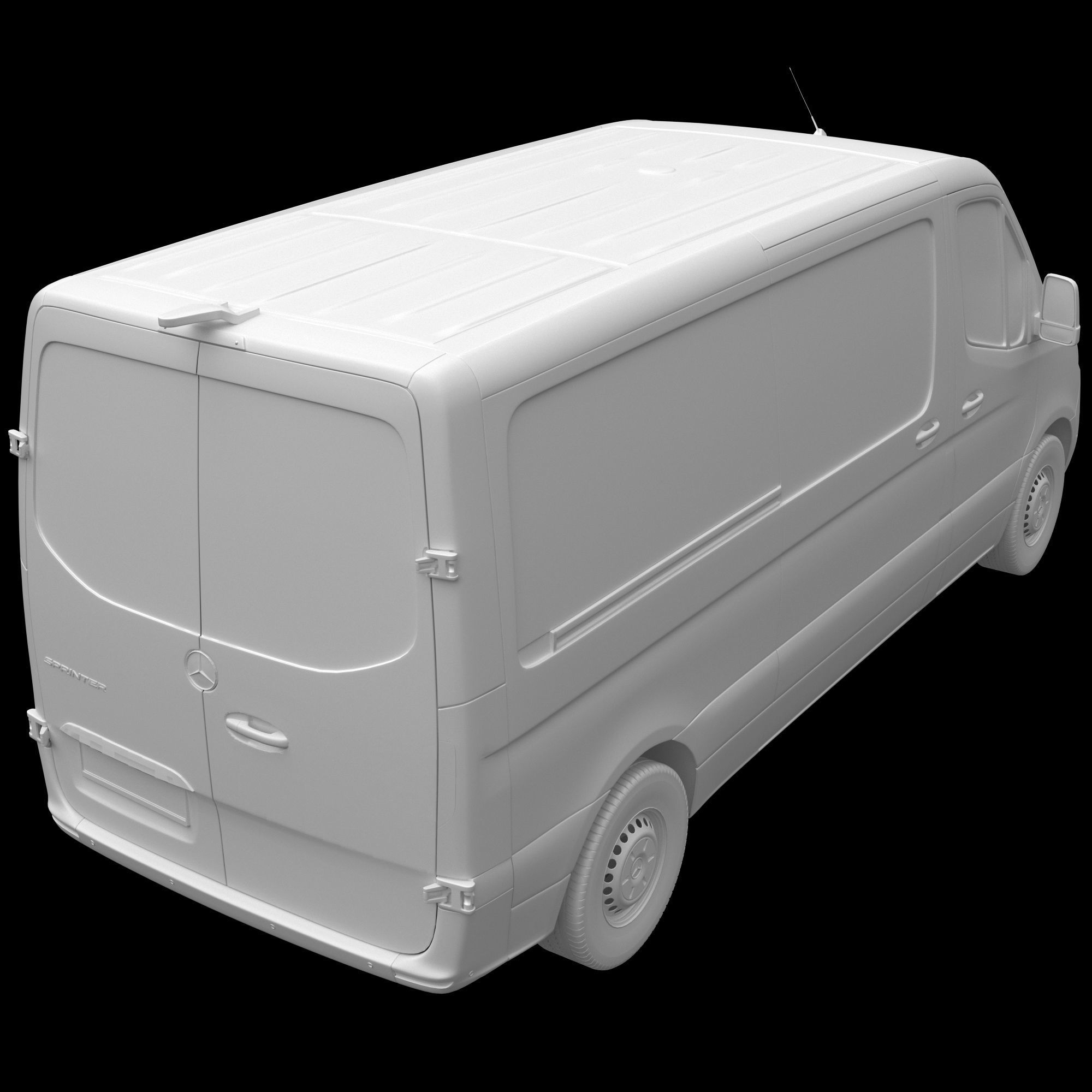 Mercedes-Benz Sprinter L2H1 Van 3D model_13