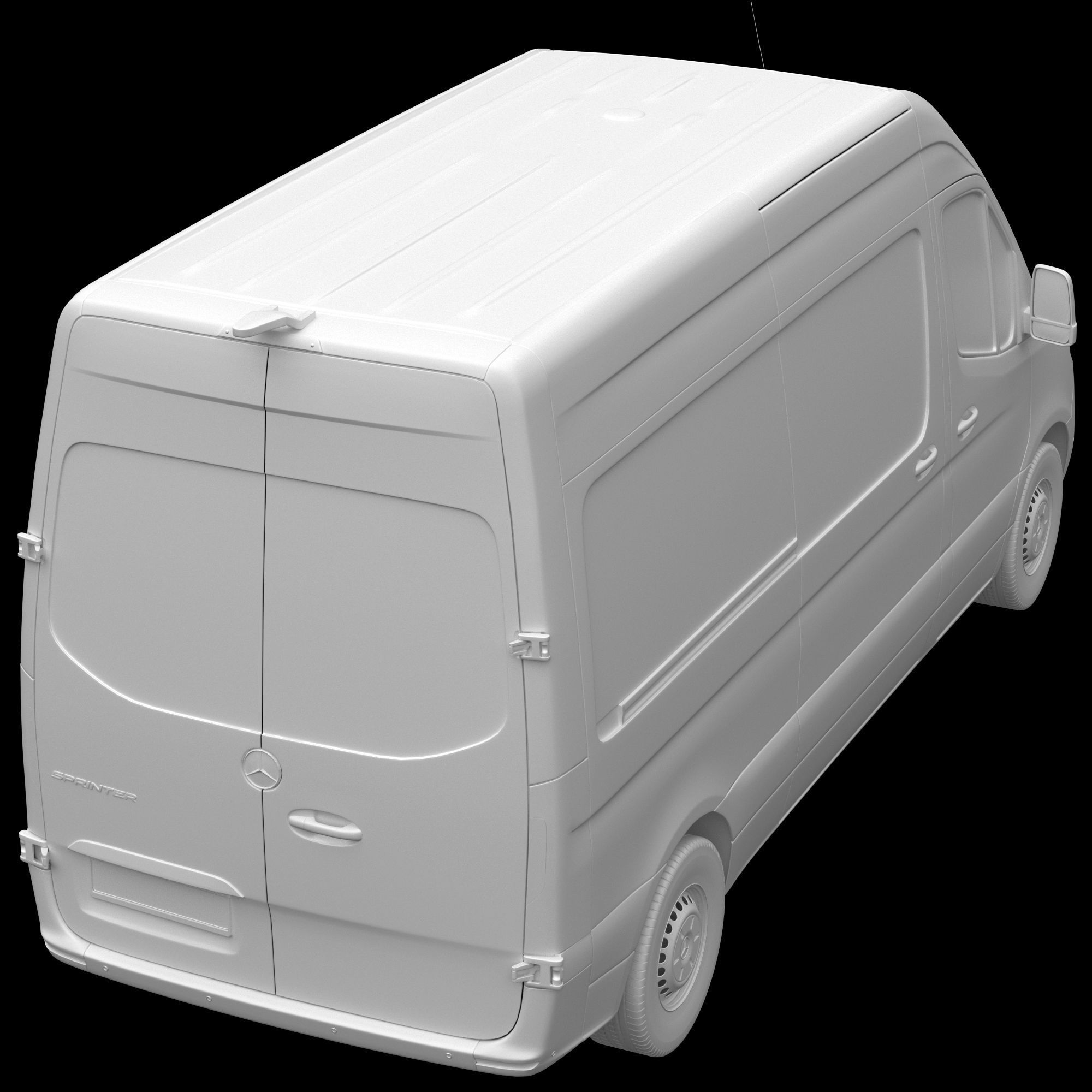 Mercedes-Benz Sprinter L2H2 Van 3D model_14