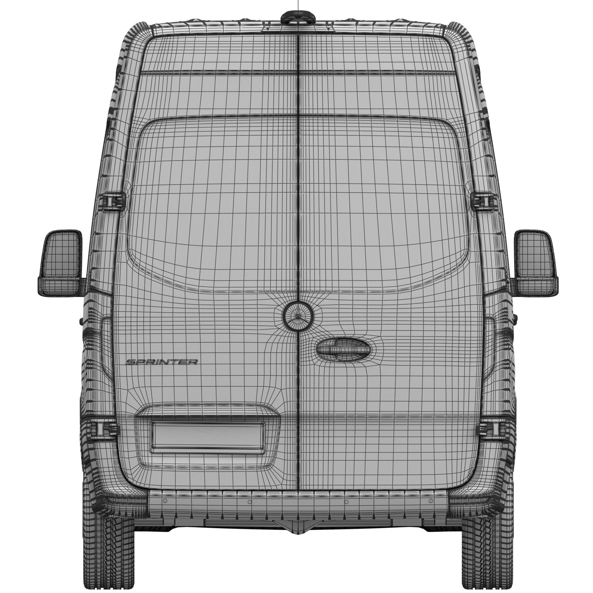 Mercedes-Benz Sprinter L2H2 Van 3D model_20