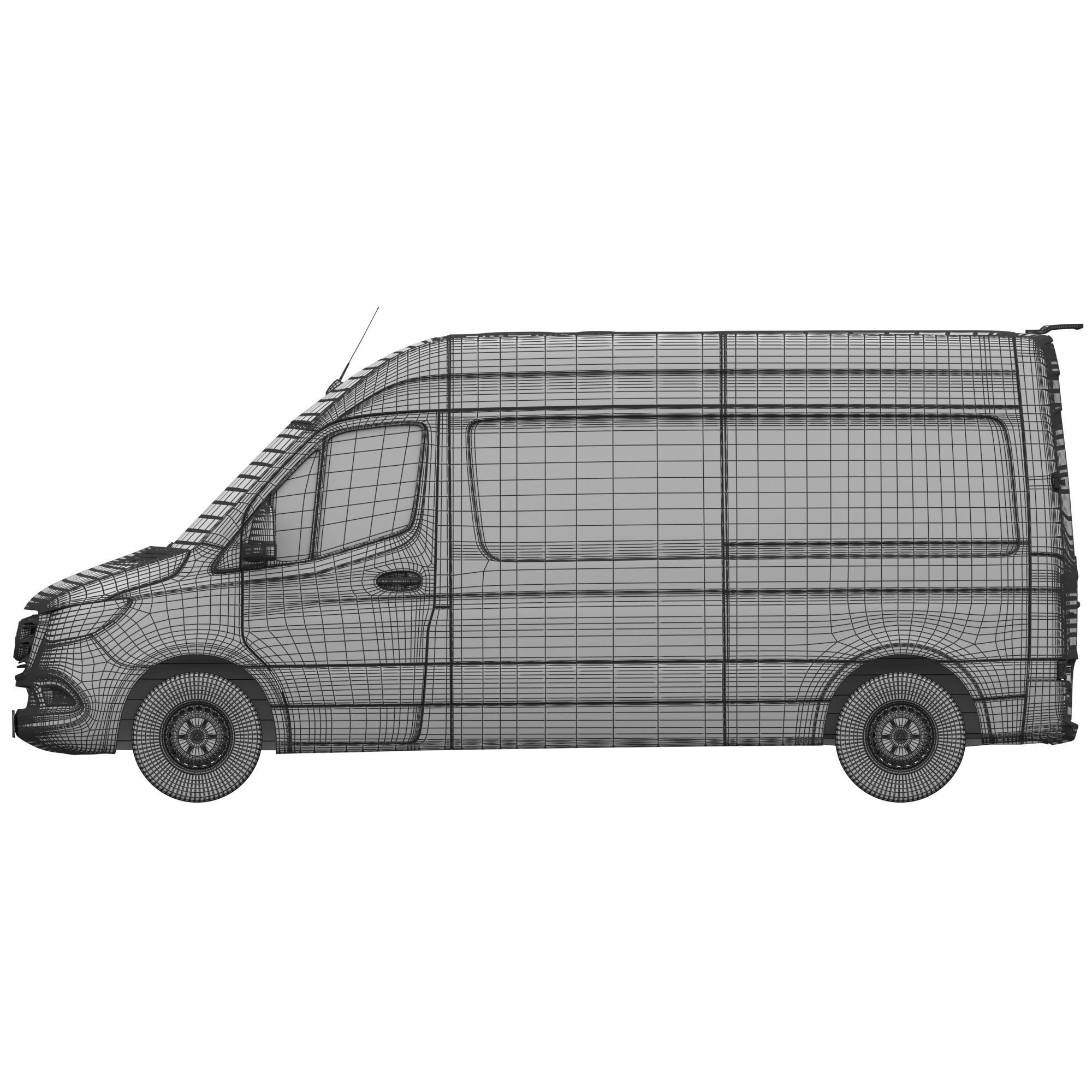 Mercedes-Benz Sprinter L2H2 Van 3D model_22
