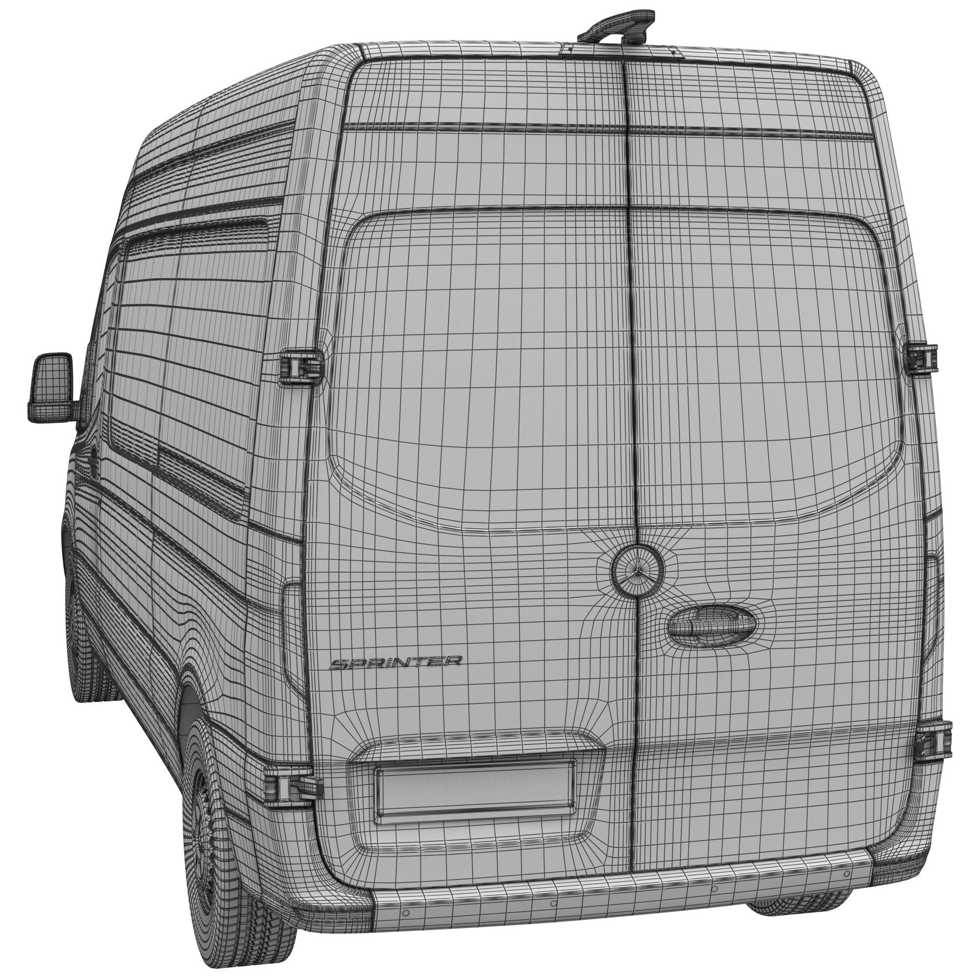 Mercedes-Benz Sprinter L2H2 Van 3D model_18