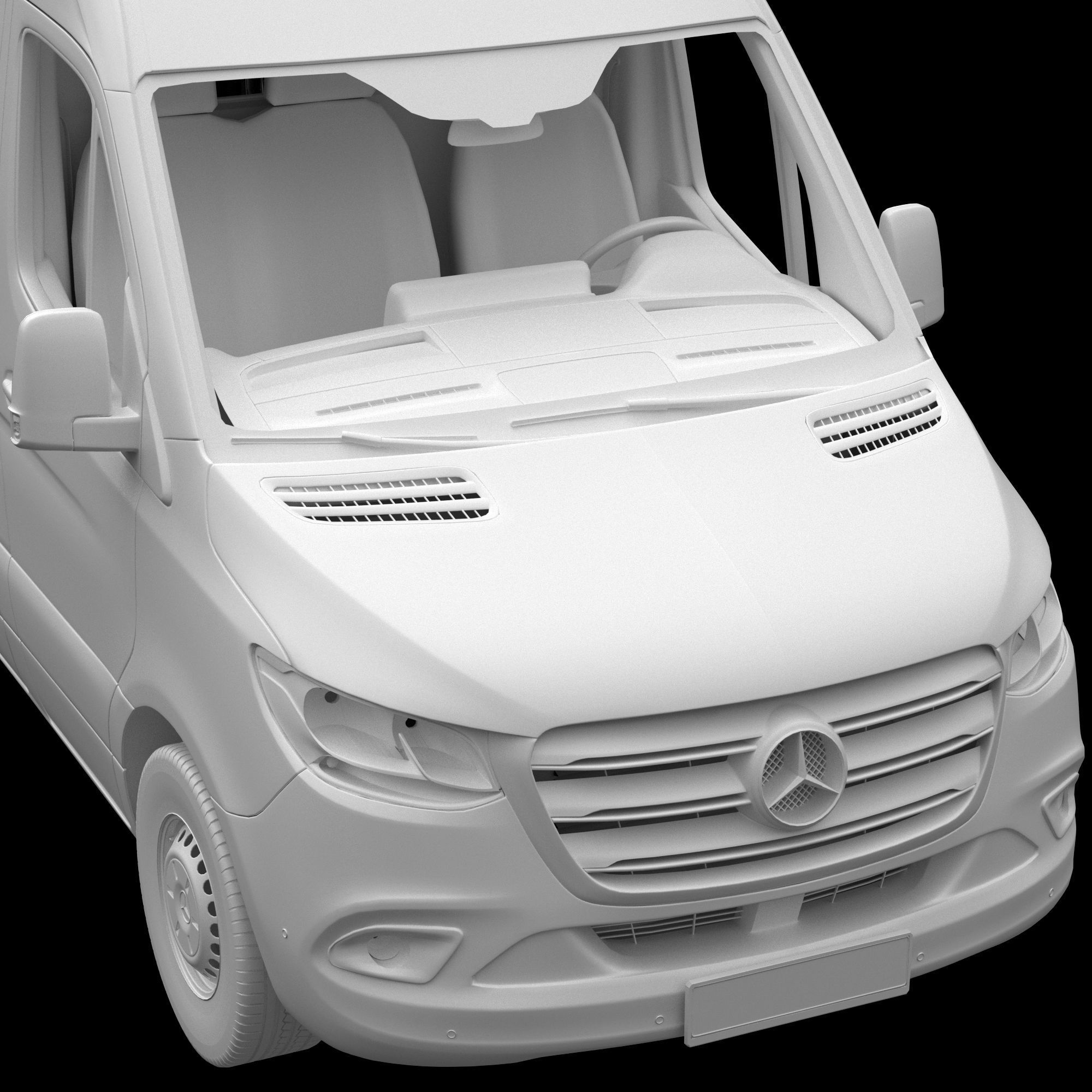 Mercedes-Benz Sprinter L2H2 Van 3D model_16