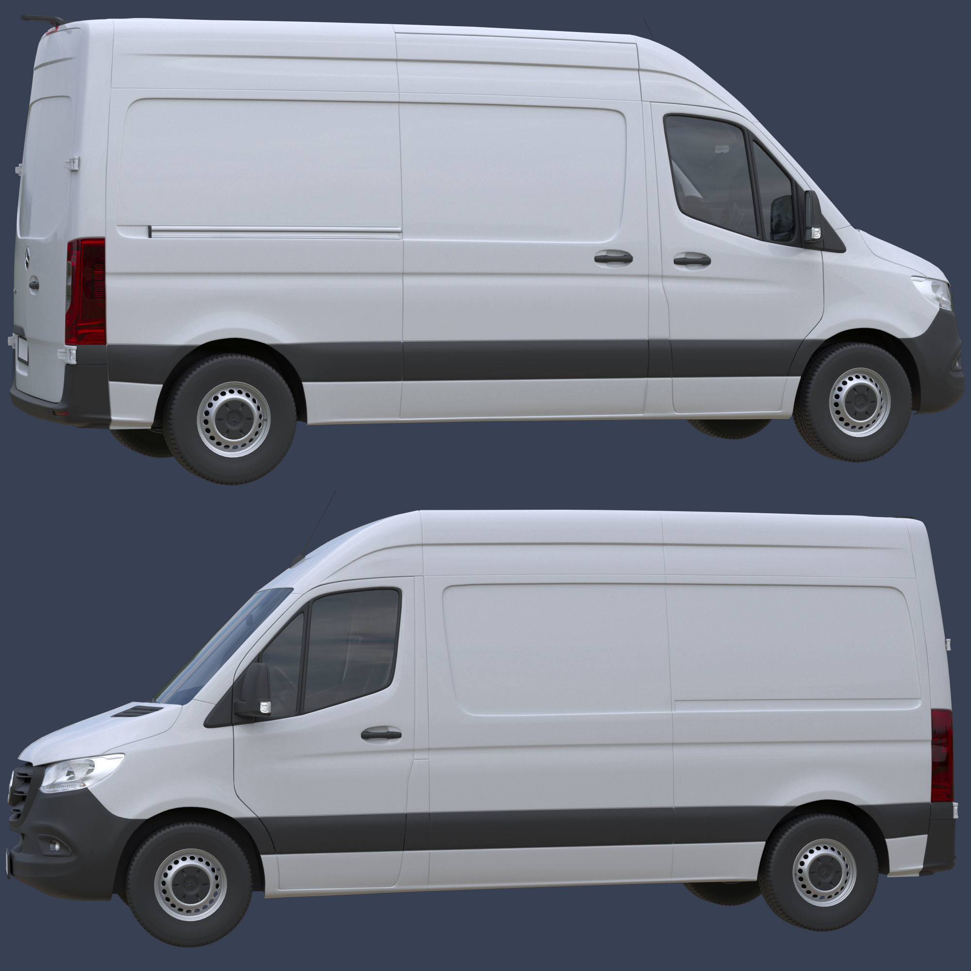 Mercedes-Benz Sprinter L2H2 Van 3D model_24