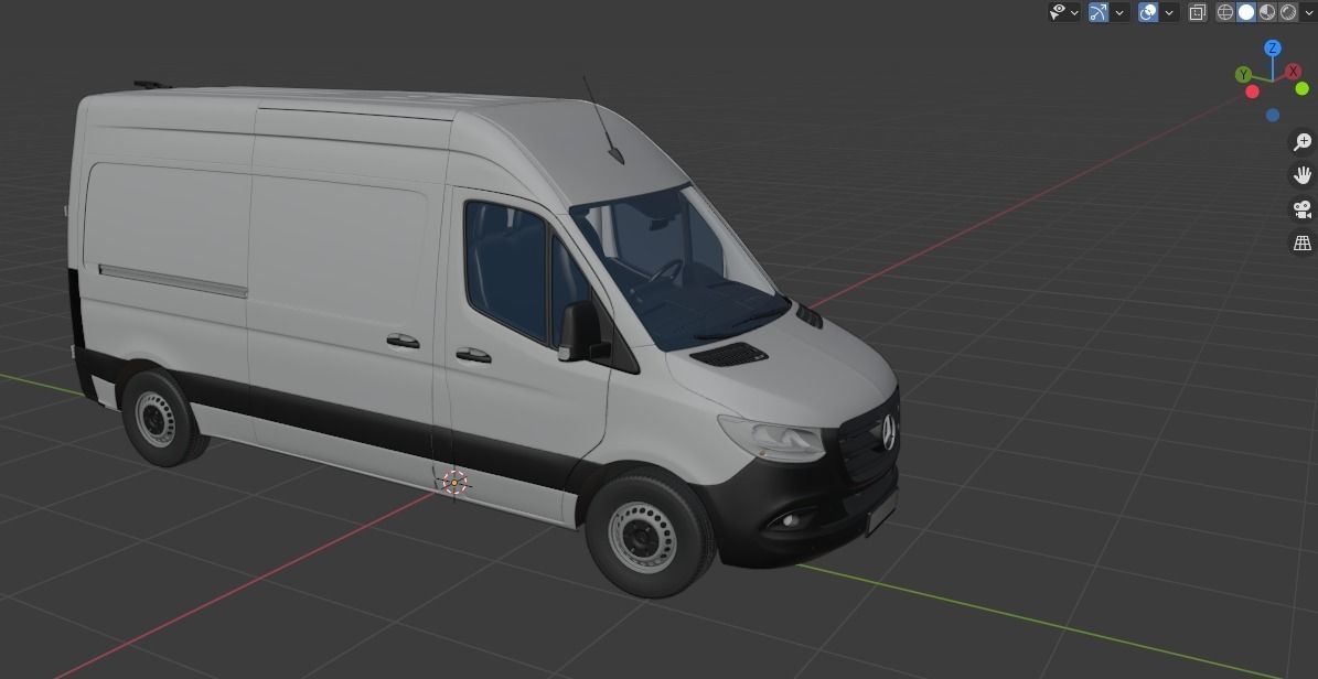 Mercedes-Benz Sprinter L2H2 Van 3D model_26