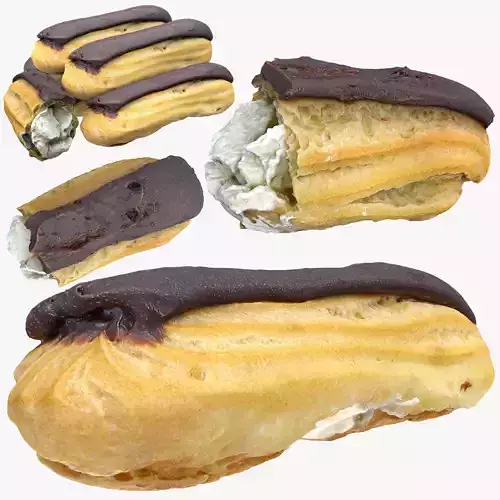 Eclair in Chocolate Glaze