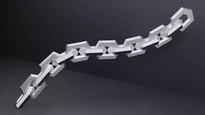 Chain link sculpture