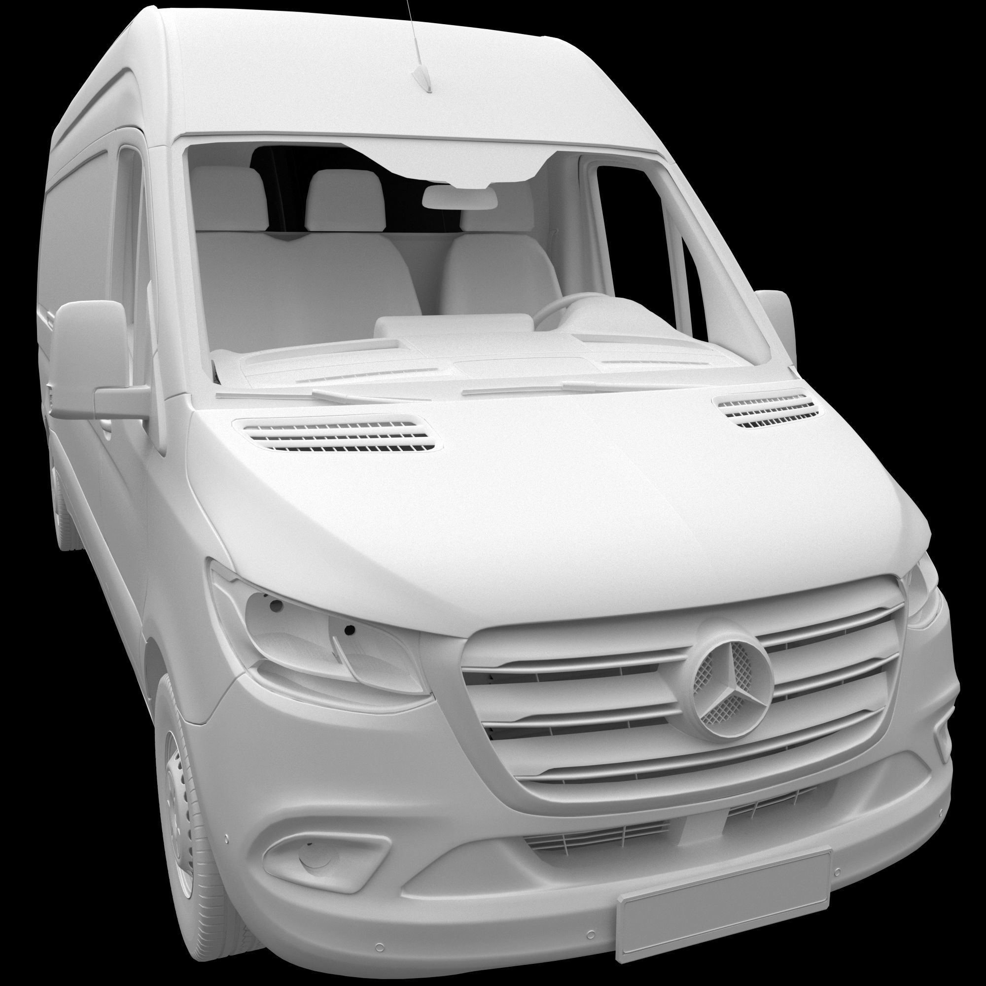 Mercedes-Benz Sprinter L3H2 Van 3D model_15