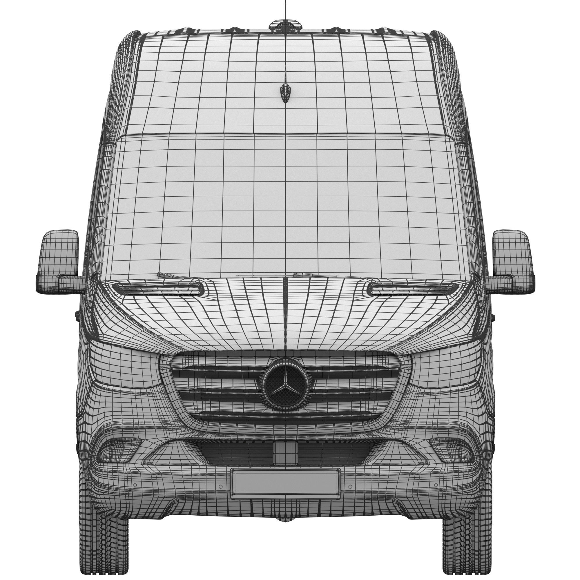 Mercedes-Benz Sprinter L3H2 Van 3D model_18