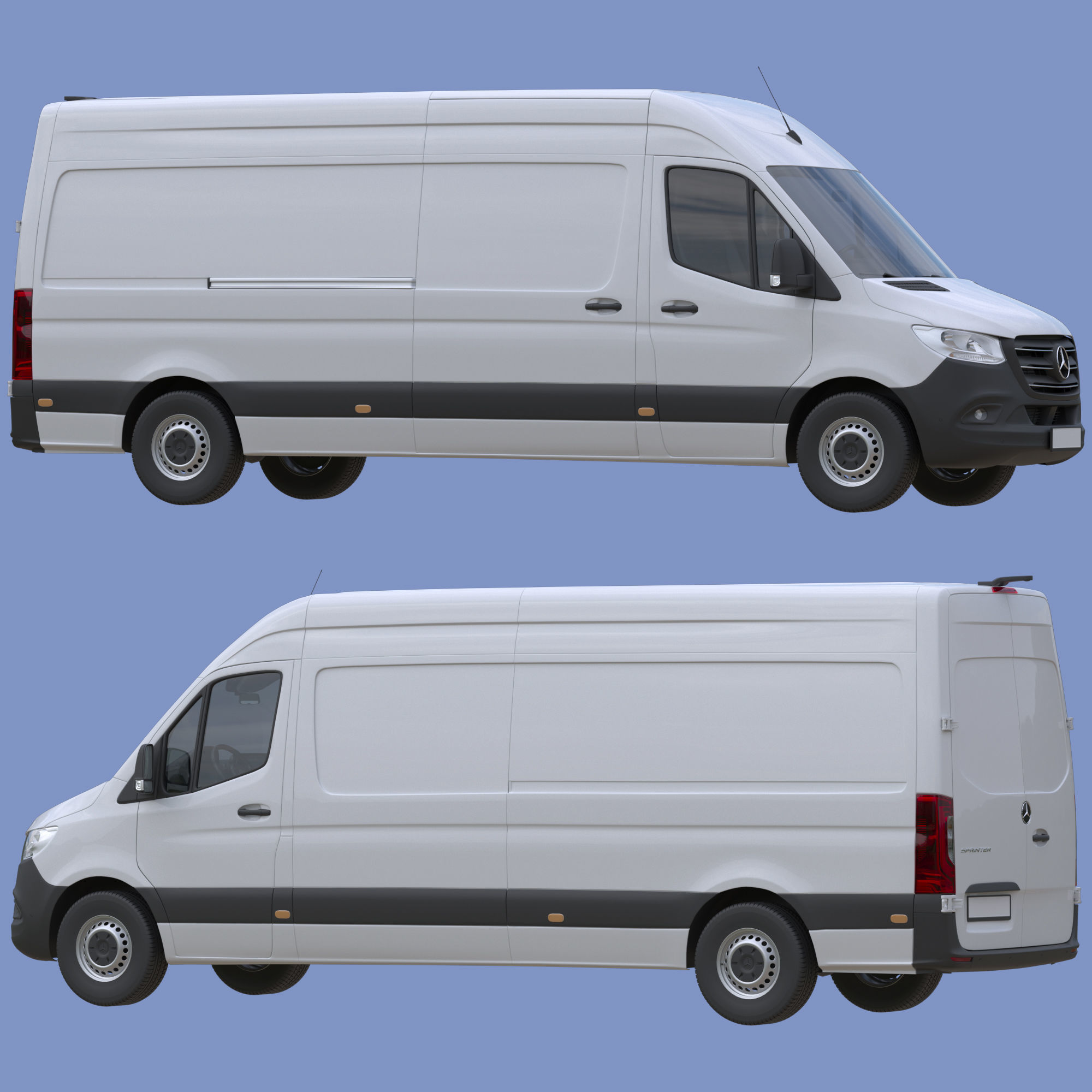 Mercedes-Benz Sprinter L3H2 Van 3D model_24