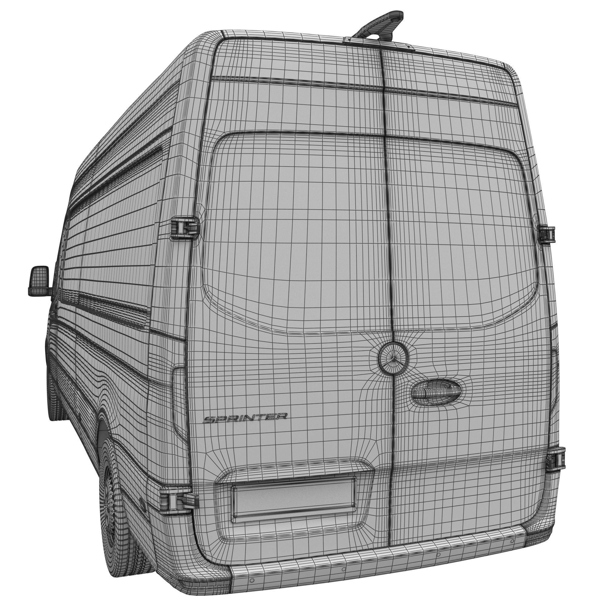 Mercedes-Benz Sprinter L3H2 Van 3D model_17