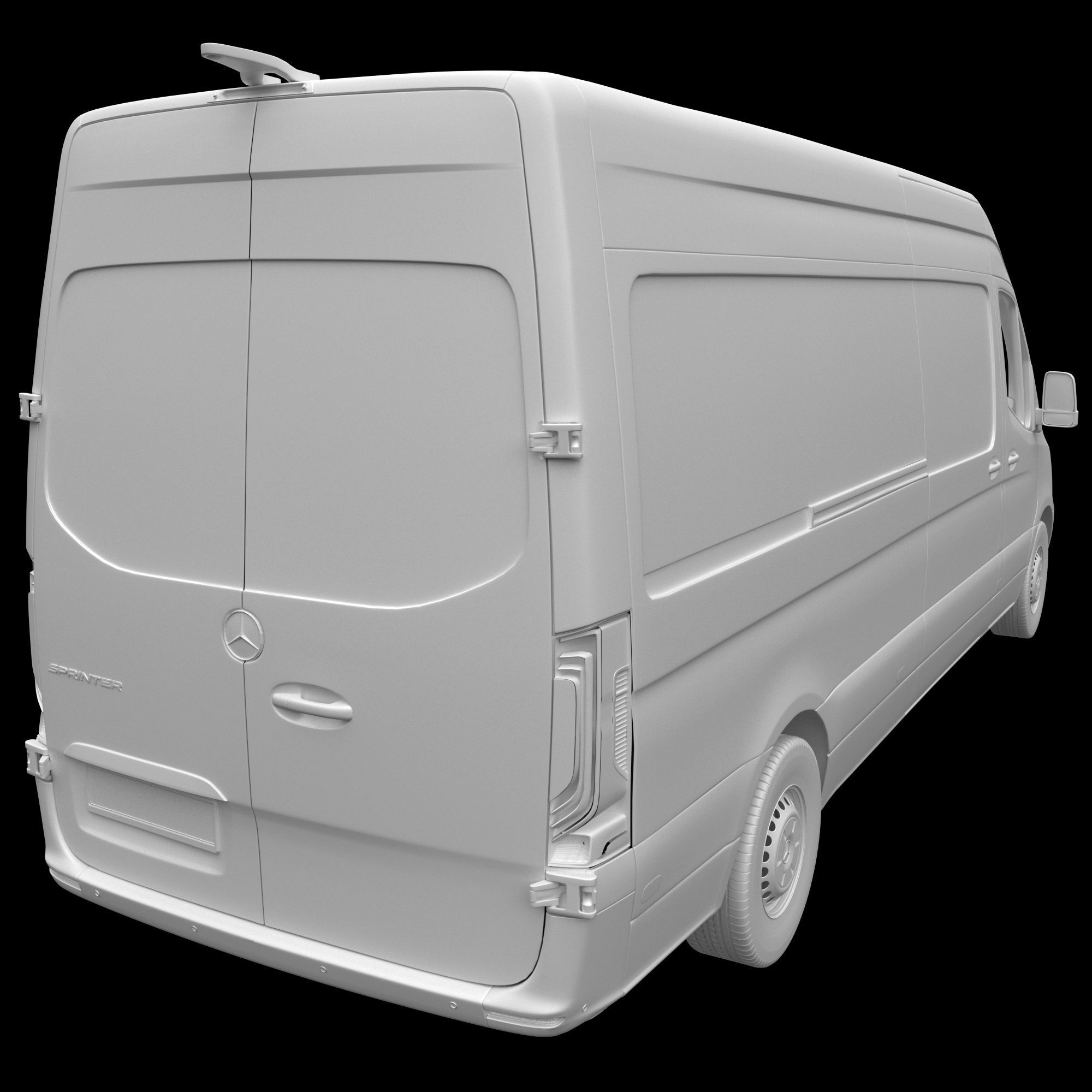 Mercedes-Benz Sprinter L3H2 Van 3D model_14