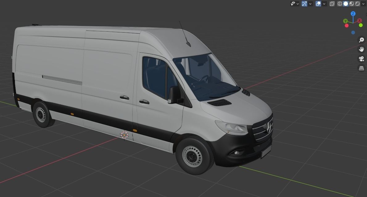 Mercedes-Benz Sprinter L3H2 Van 3D model_25