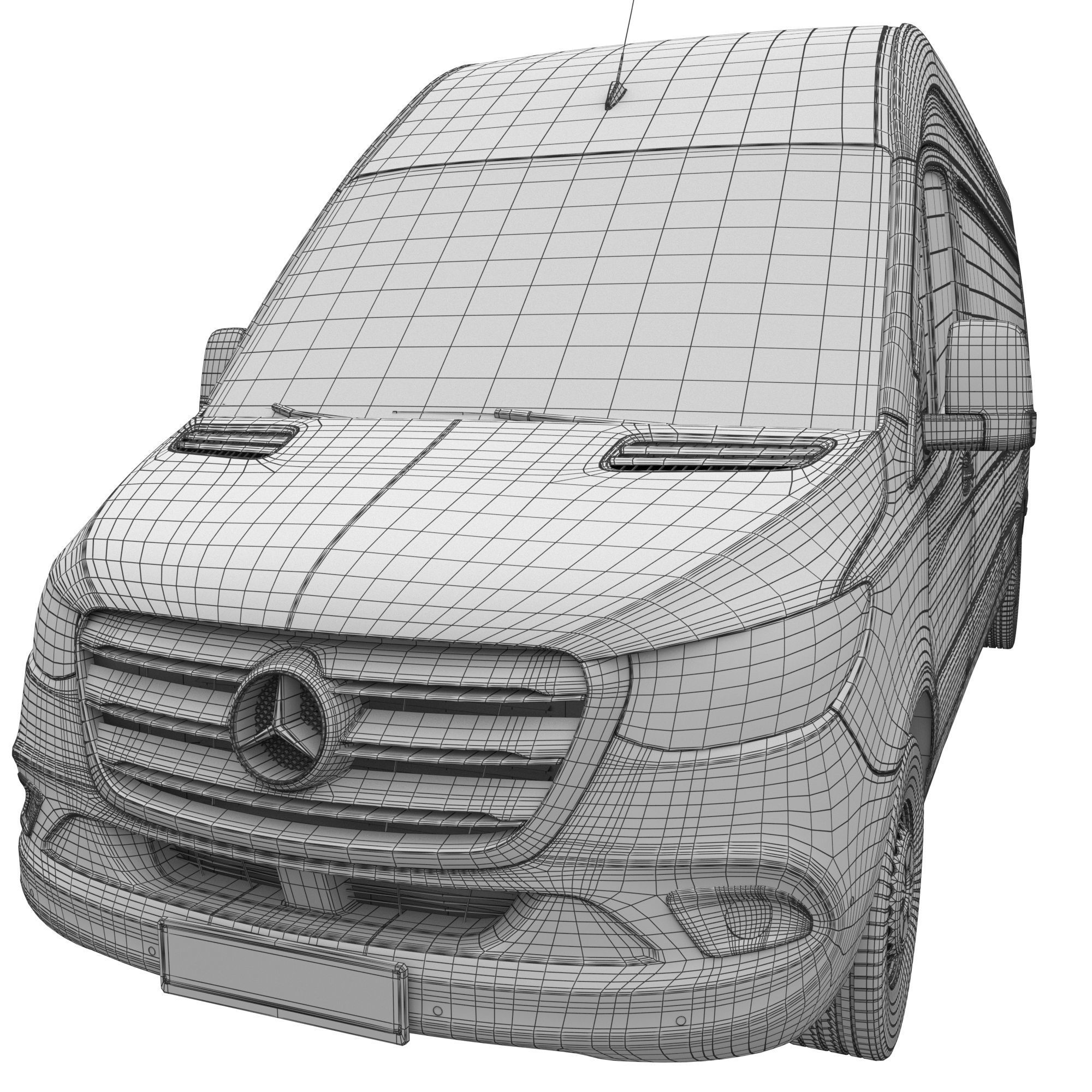 Mercedes-Benz Sprinter L3H2 Van 3D model_16