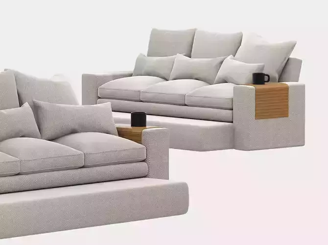 Fabric Modern Sofa
