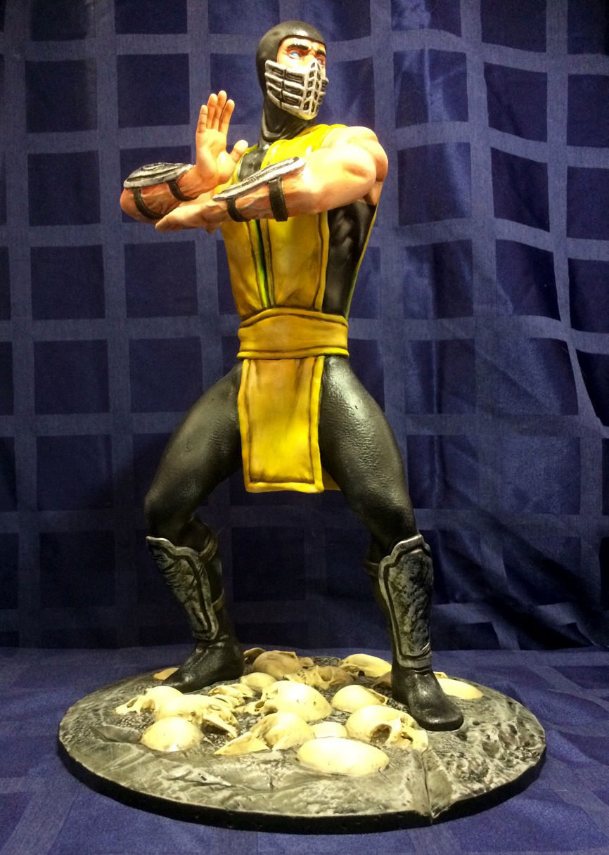 SCORPION NINJA 3DPrintable  STL 3D print model_6