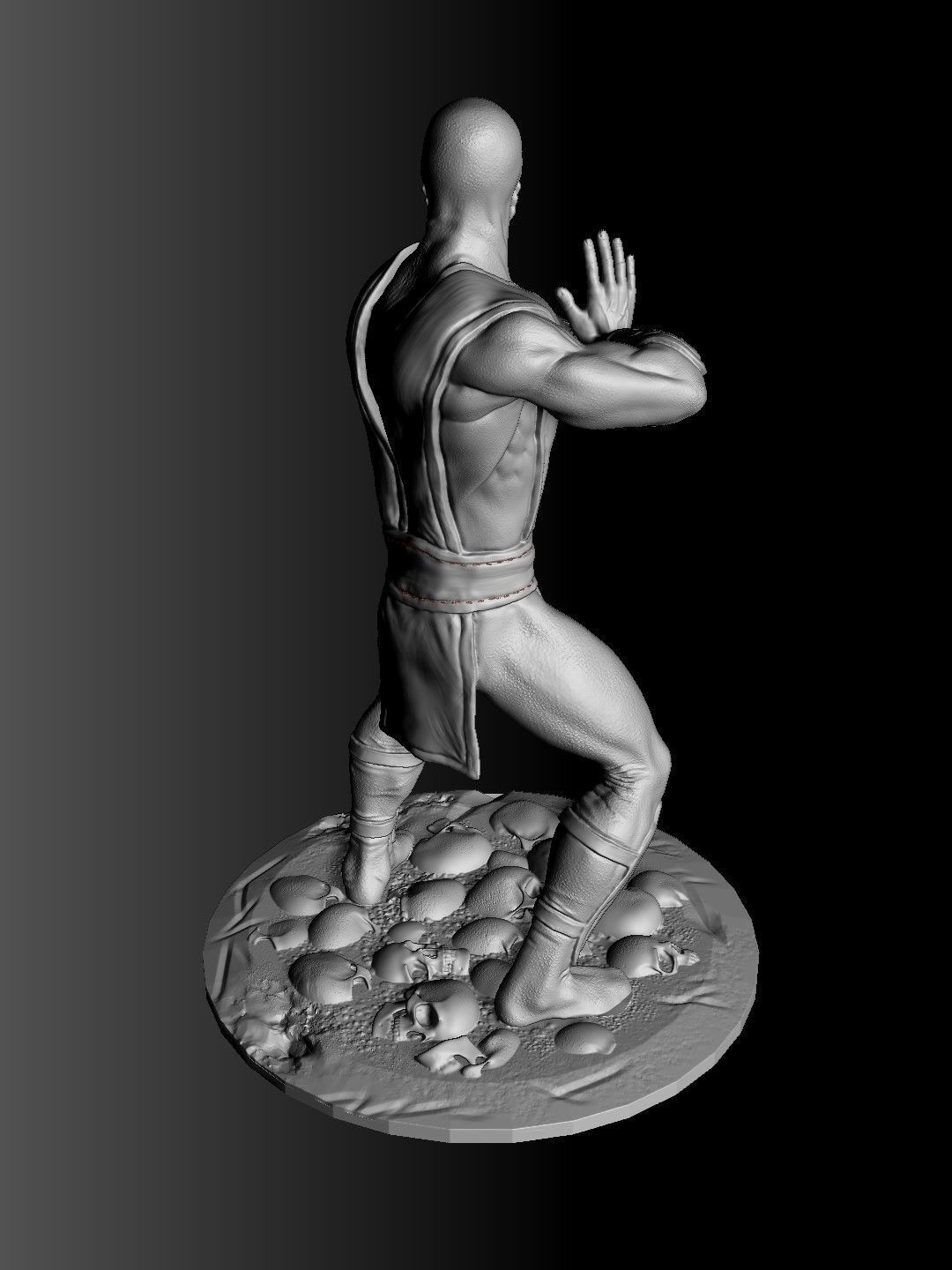 SCORPION NINJA 3DPrintable  STL 3D print model_21