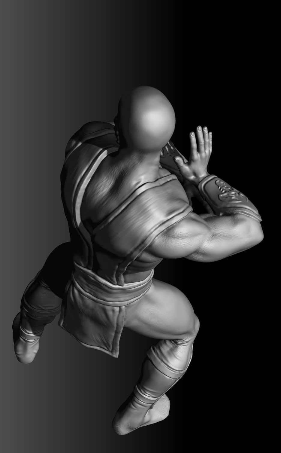SCORPION NINJA 3DPrintable  STL 3D print model_19