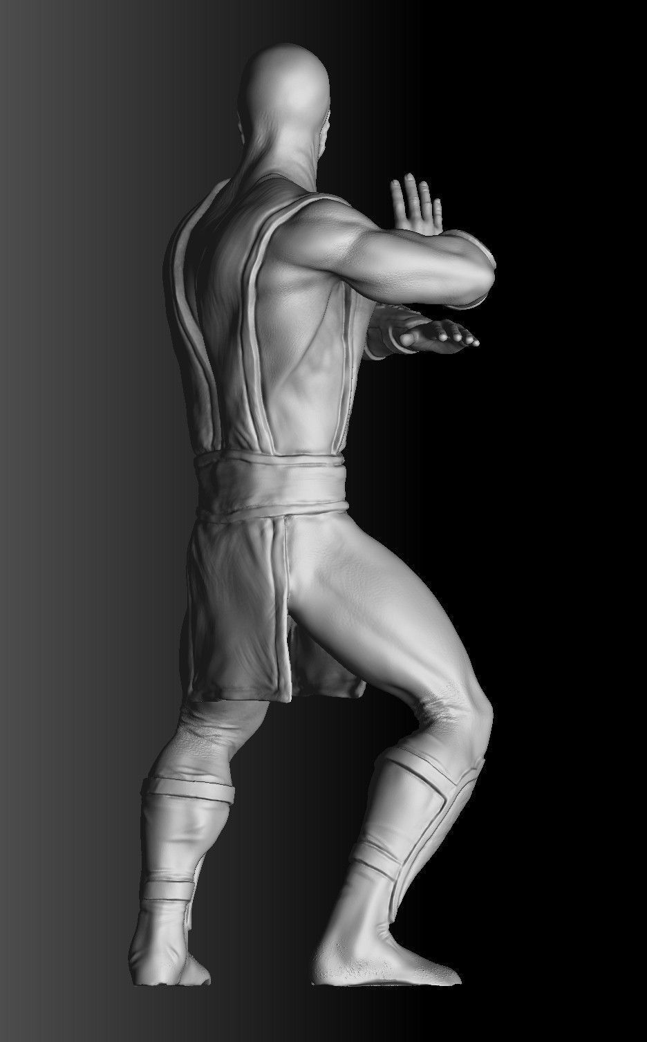 SCORPION NINJA 3DPrintable  STL 3D print model_24