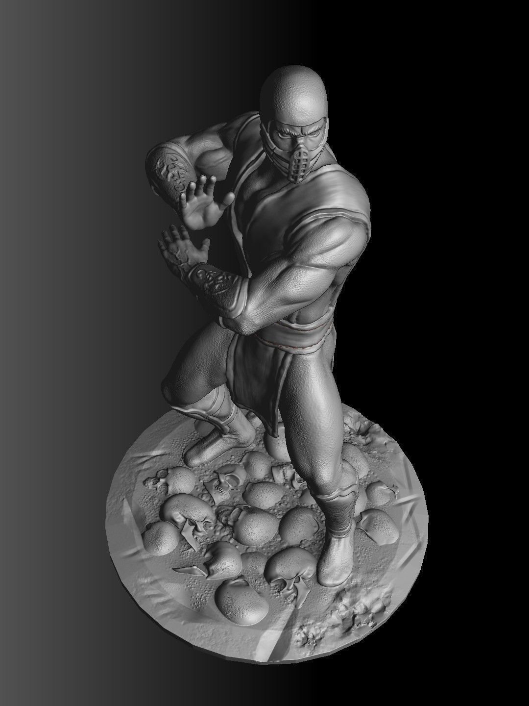 SCORPION NINJA 3DPrintable  STL 3D print model_27