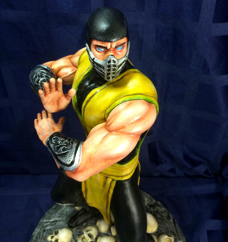 SCORPION NINJA 3DPrintable  STL 3D print model_1