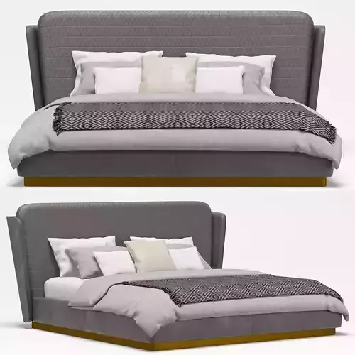JANET bed by Opera Contemporary 3D model