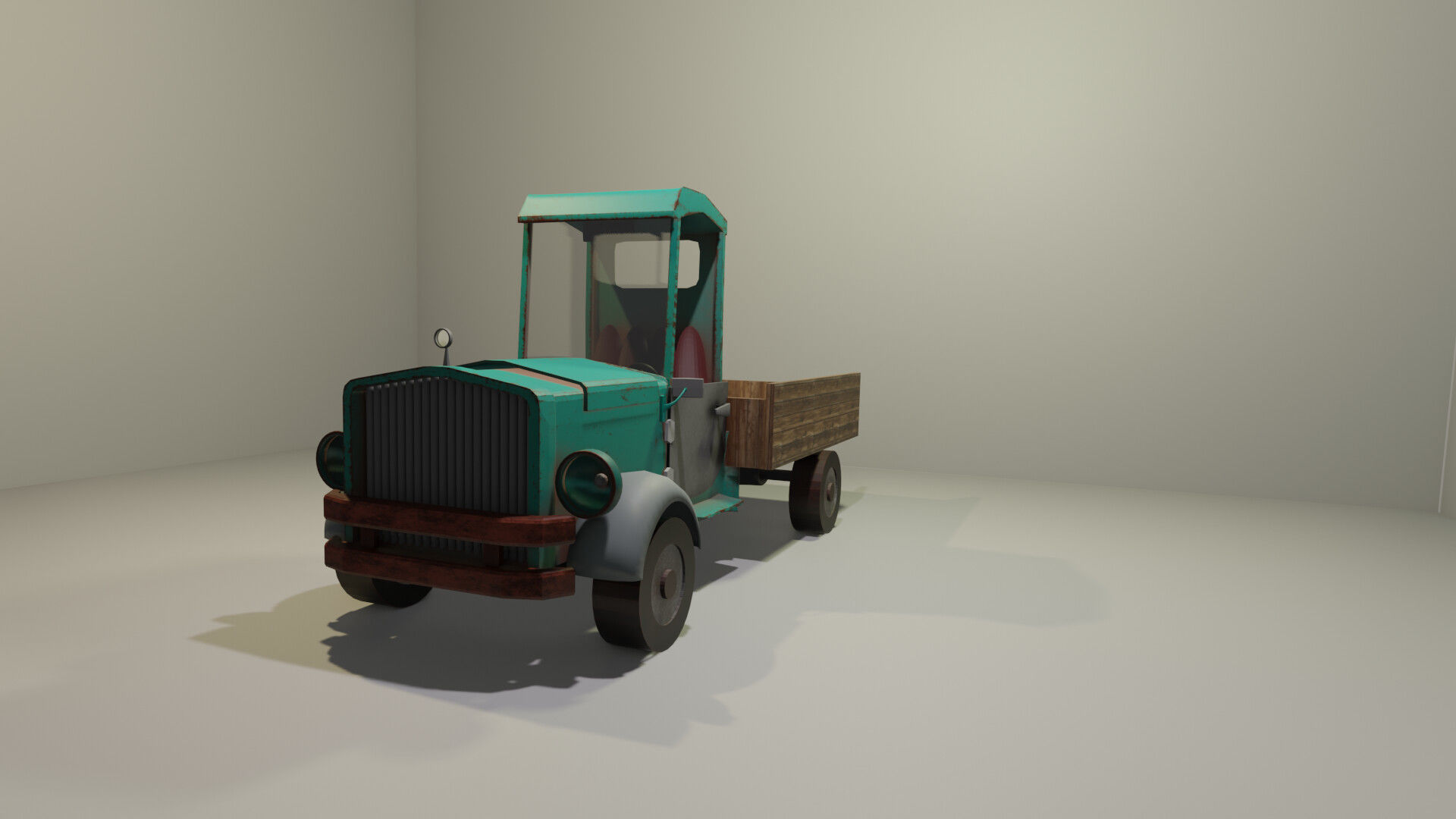 Eustace Truck from Courage the Cowardly Dog 3D model CGTrader