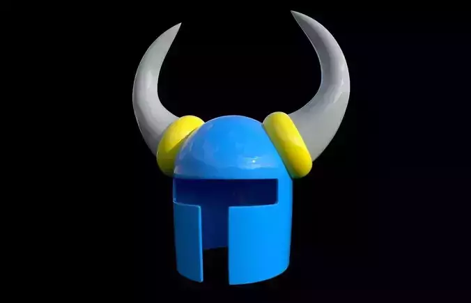 Shovel Knight Helmet 3d digital download 3D print model