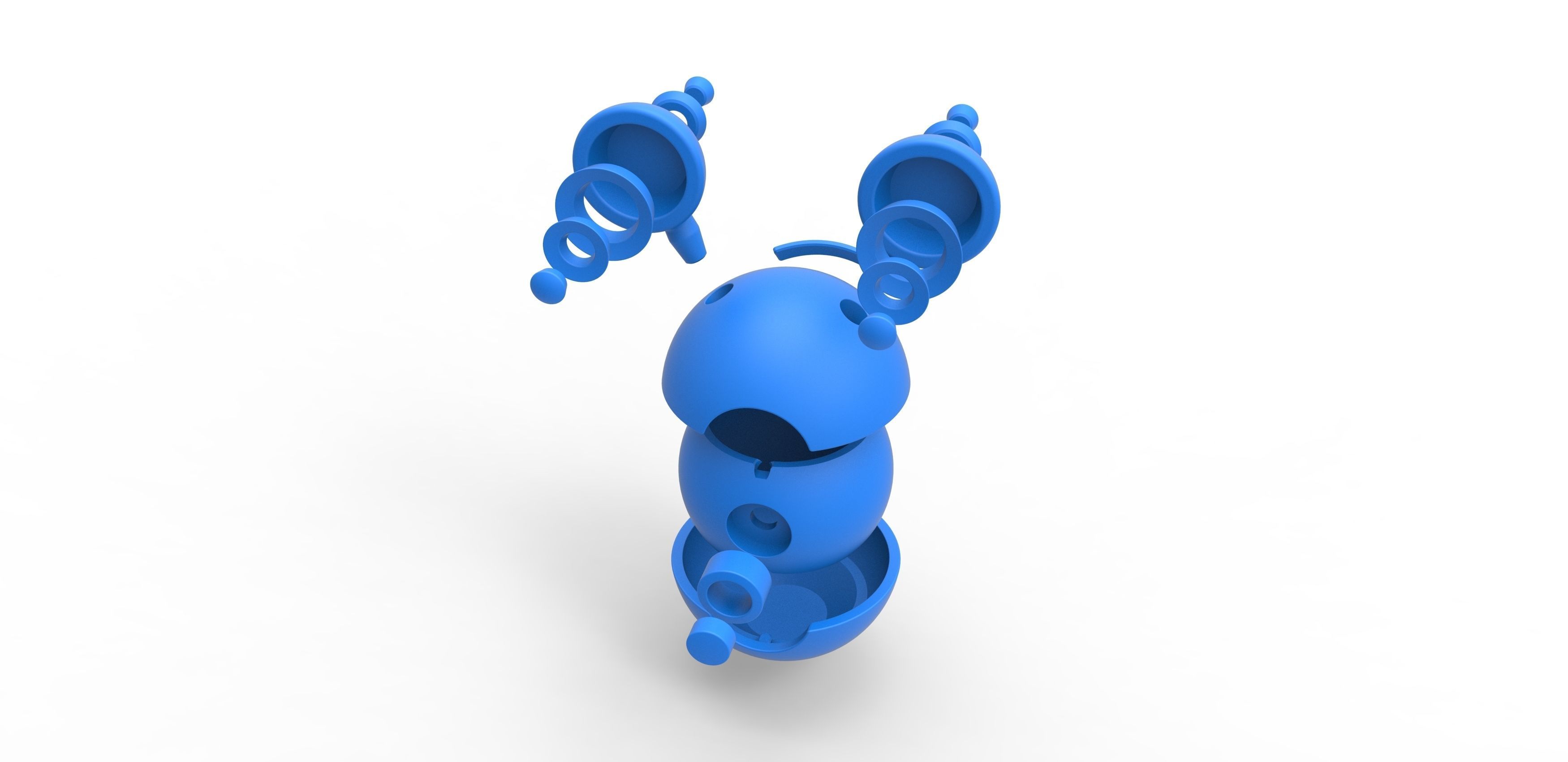Loudred orb 3D print model_21