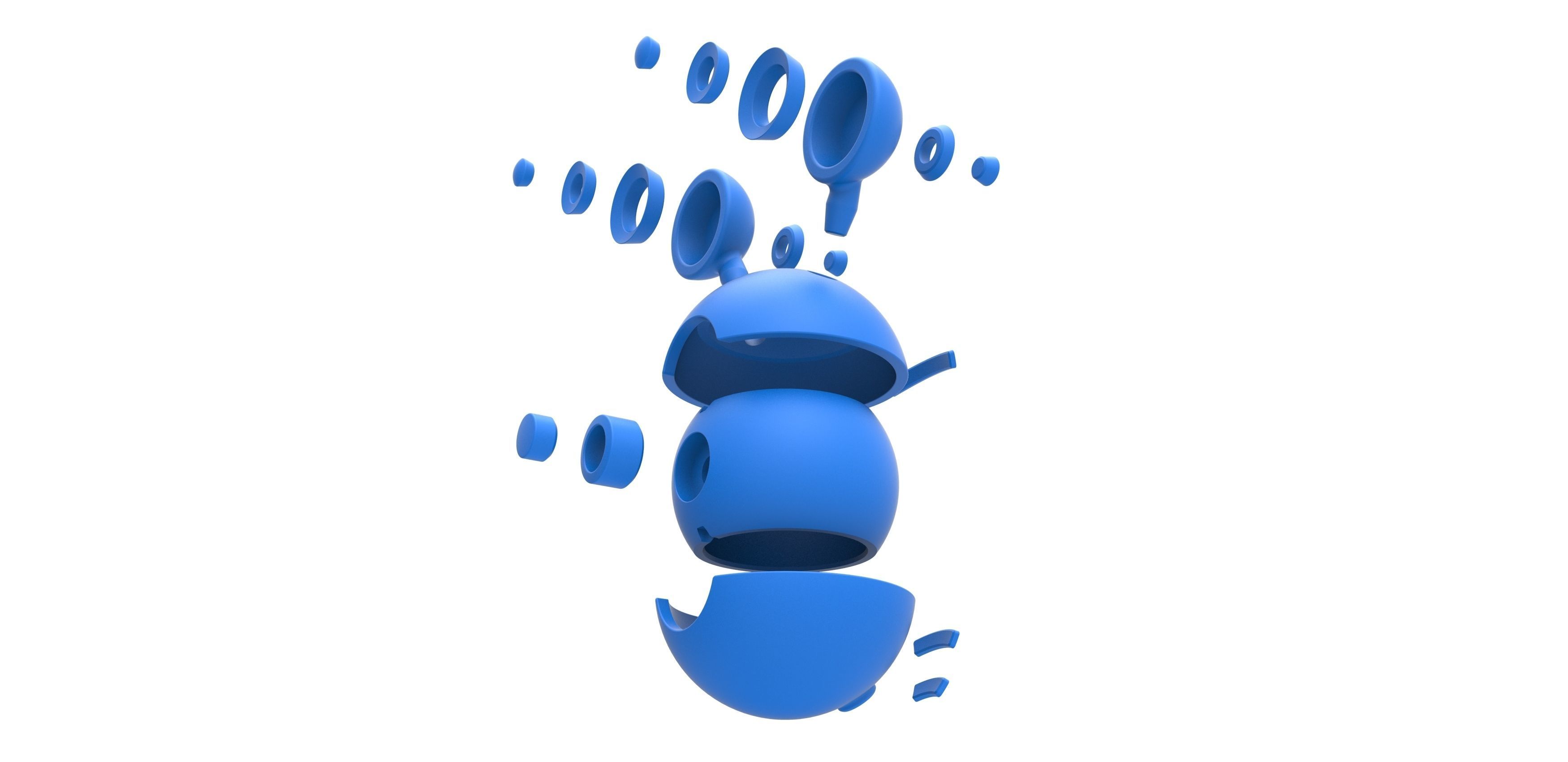 Loudred orb 3D print model_19