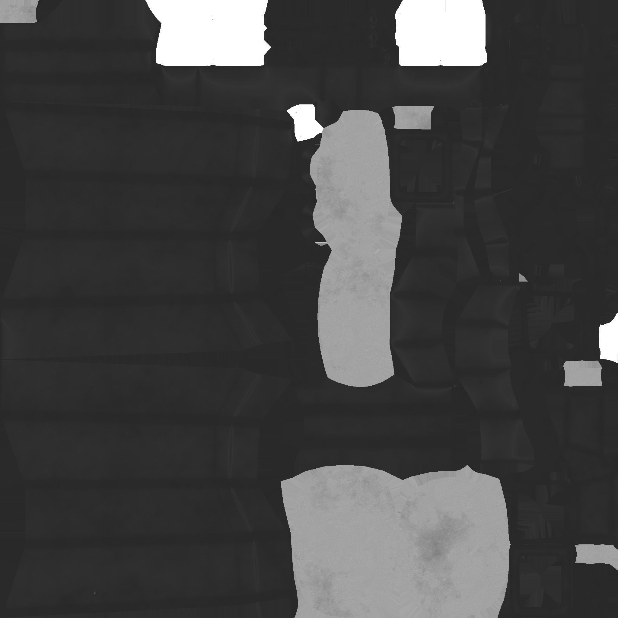 Jetpack F06 Chrome - SciFi Character Design Low-poly 3D model_23