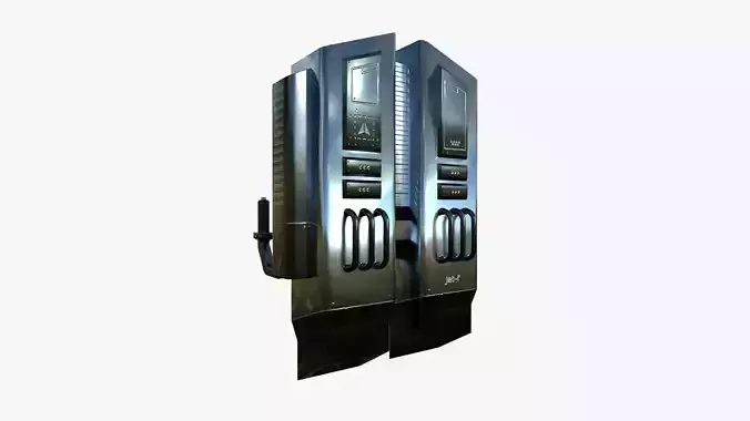 Jetpack F06 Chrome - SciFi Character Design Low-poly 3D model