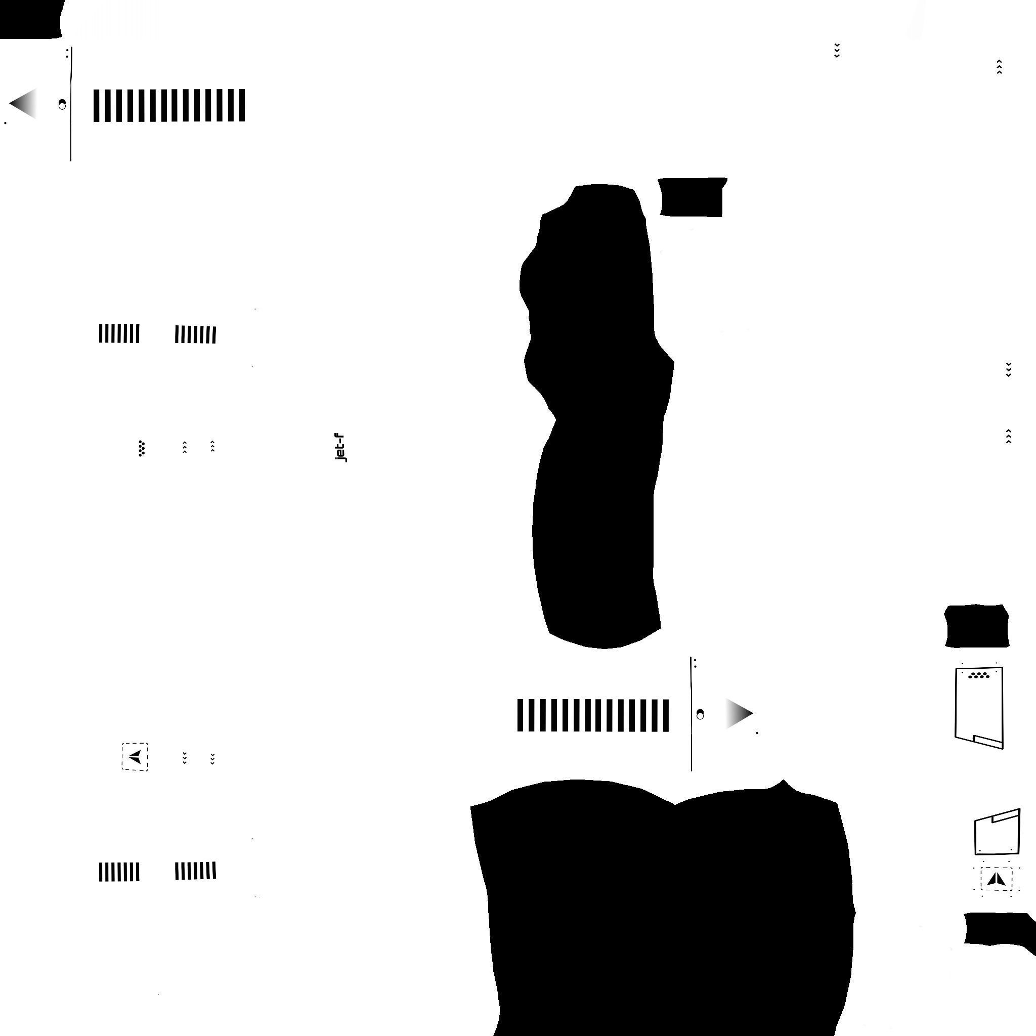 Jetpack F06 Chrome - SciFi Character Design Low-poly 3D model_21