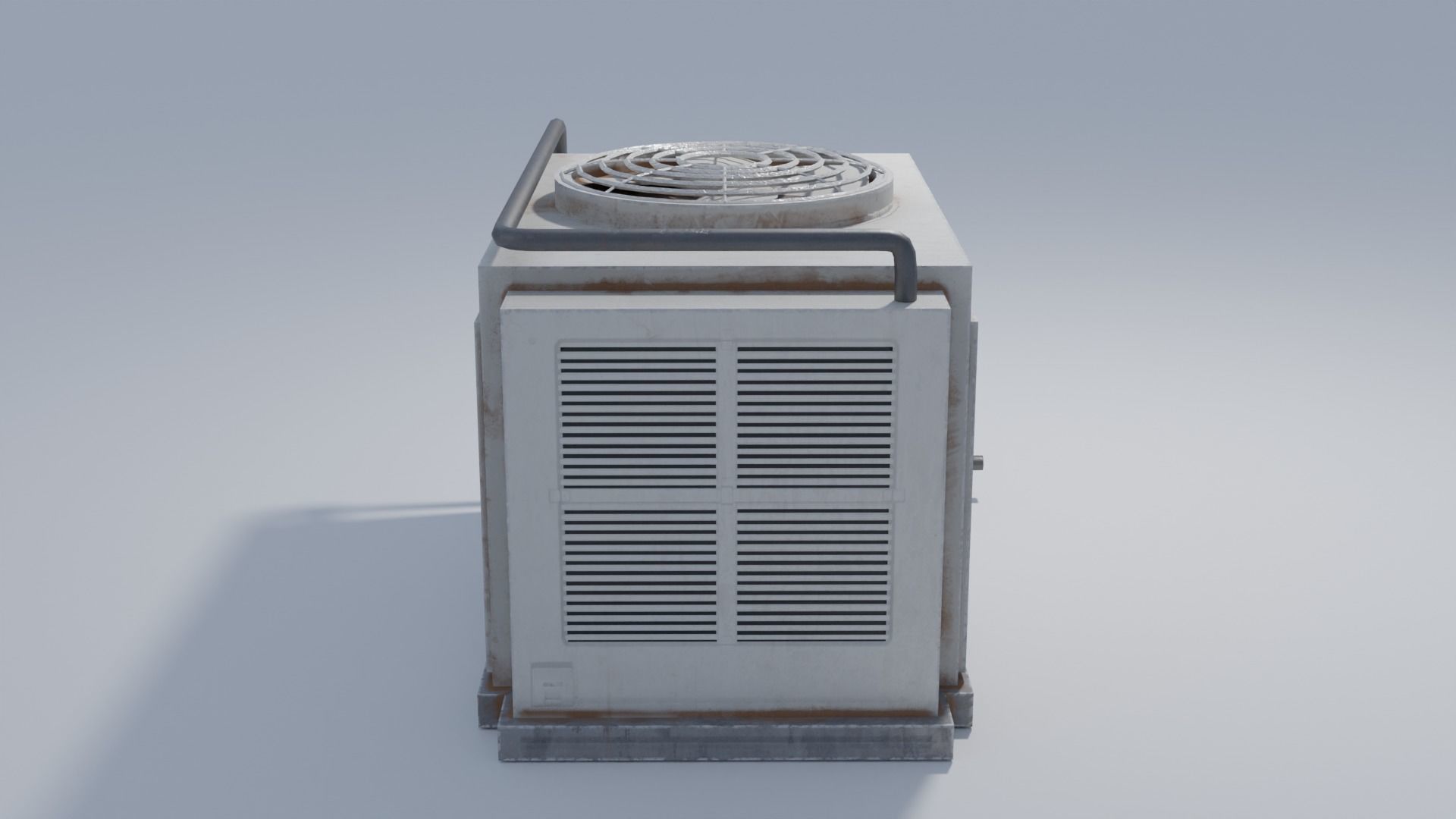 Rooftop AC Unit with 4K Textures Low-poly 3D model_9