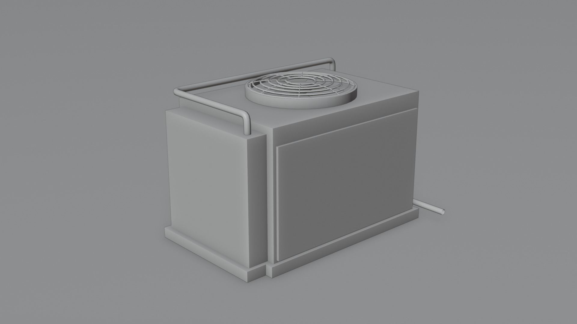Rooftop AC Unit with 4K Textures Low-poly 3D model_3