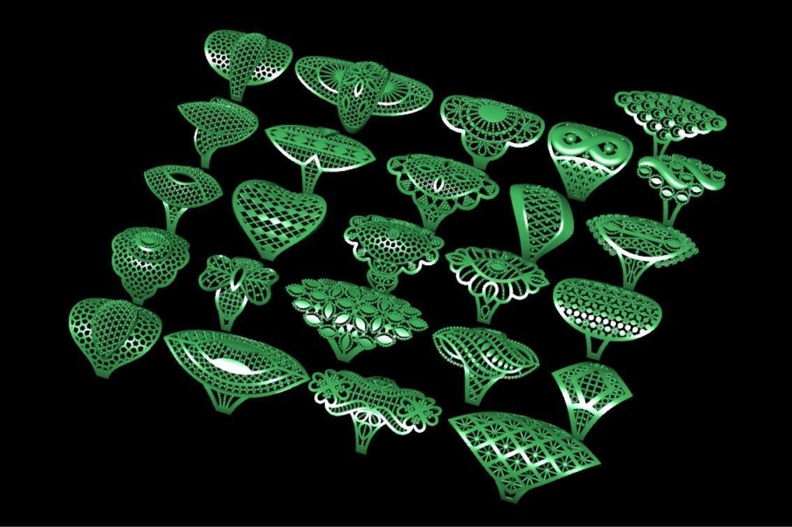 25 PLAIN RINGS 3D print model_51