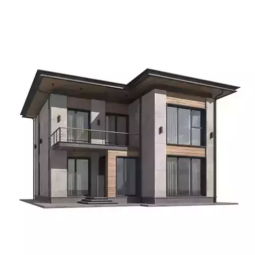 Modern house 3D model
