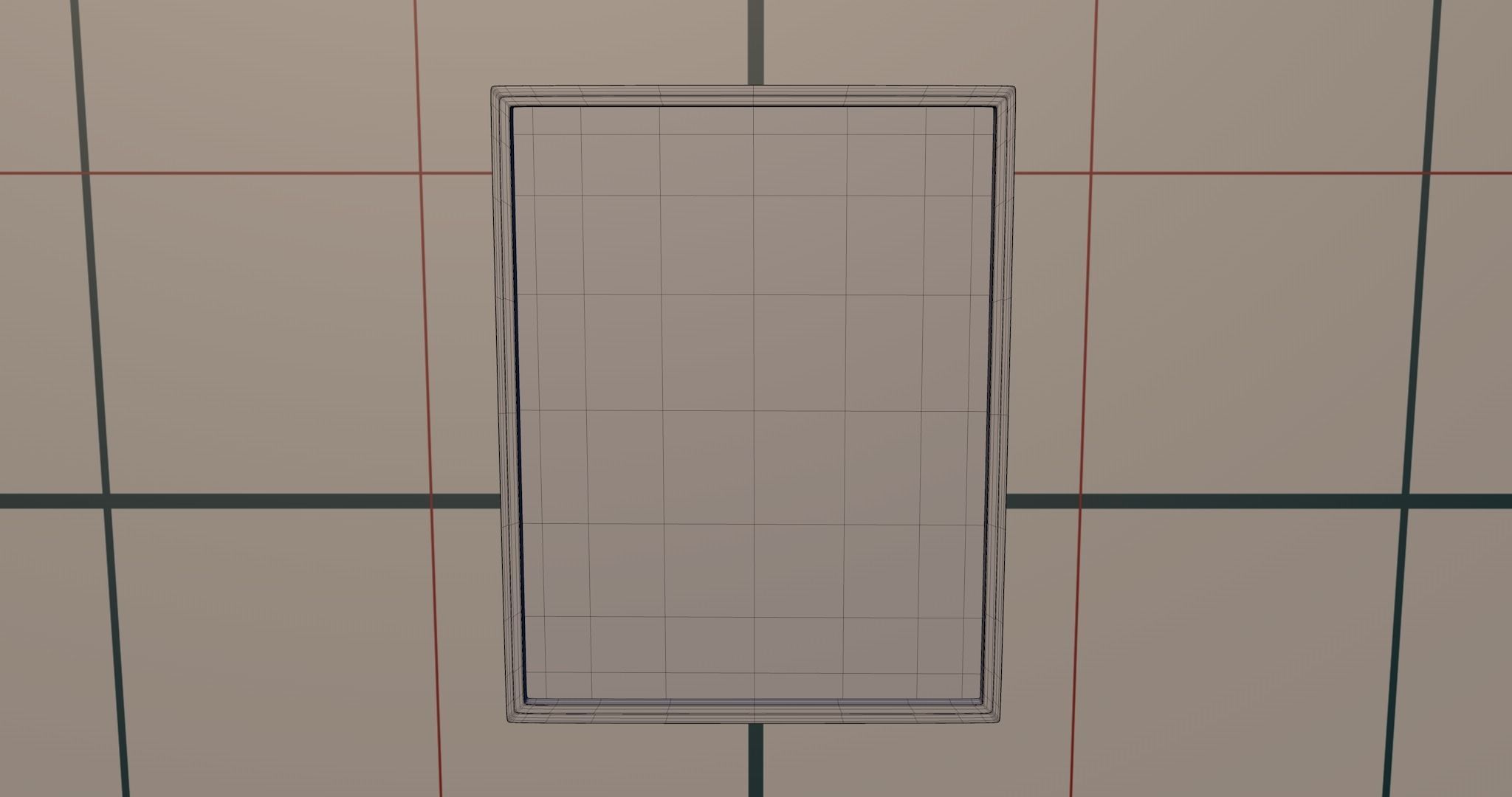 Canvas and easel PBR 3D model_26