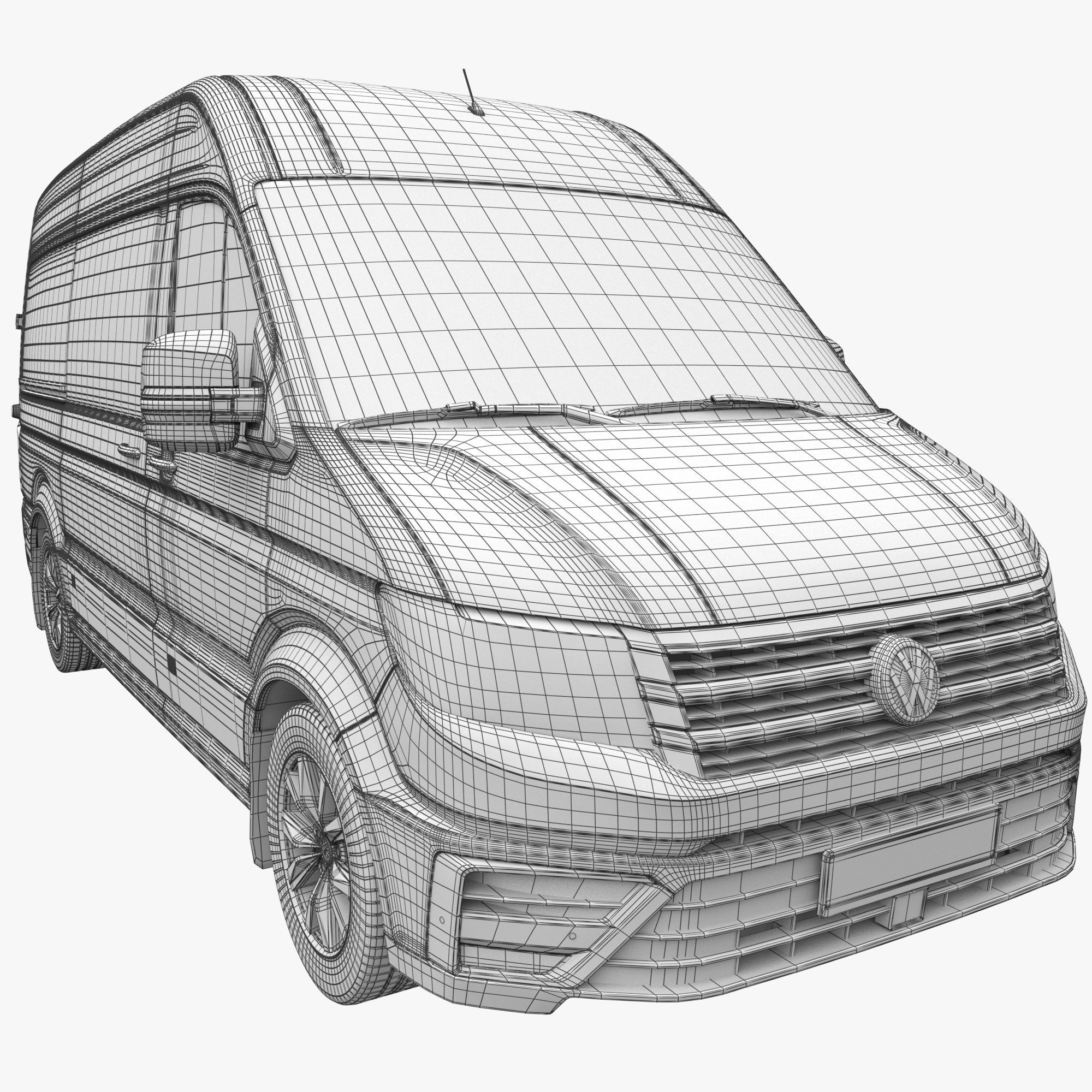 VW Crafter 2 Passenger 3D model_17
