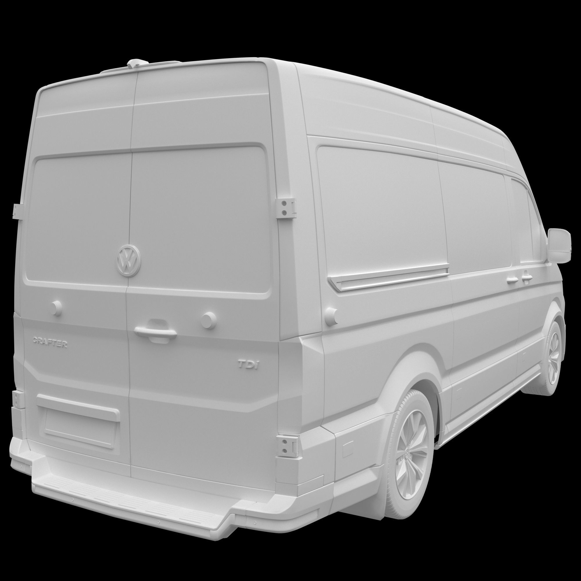 VW Crafter 2 Passenger 3D model_14