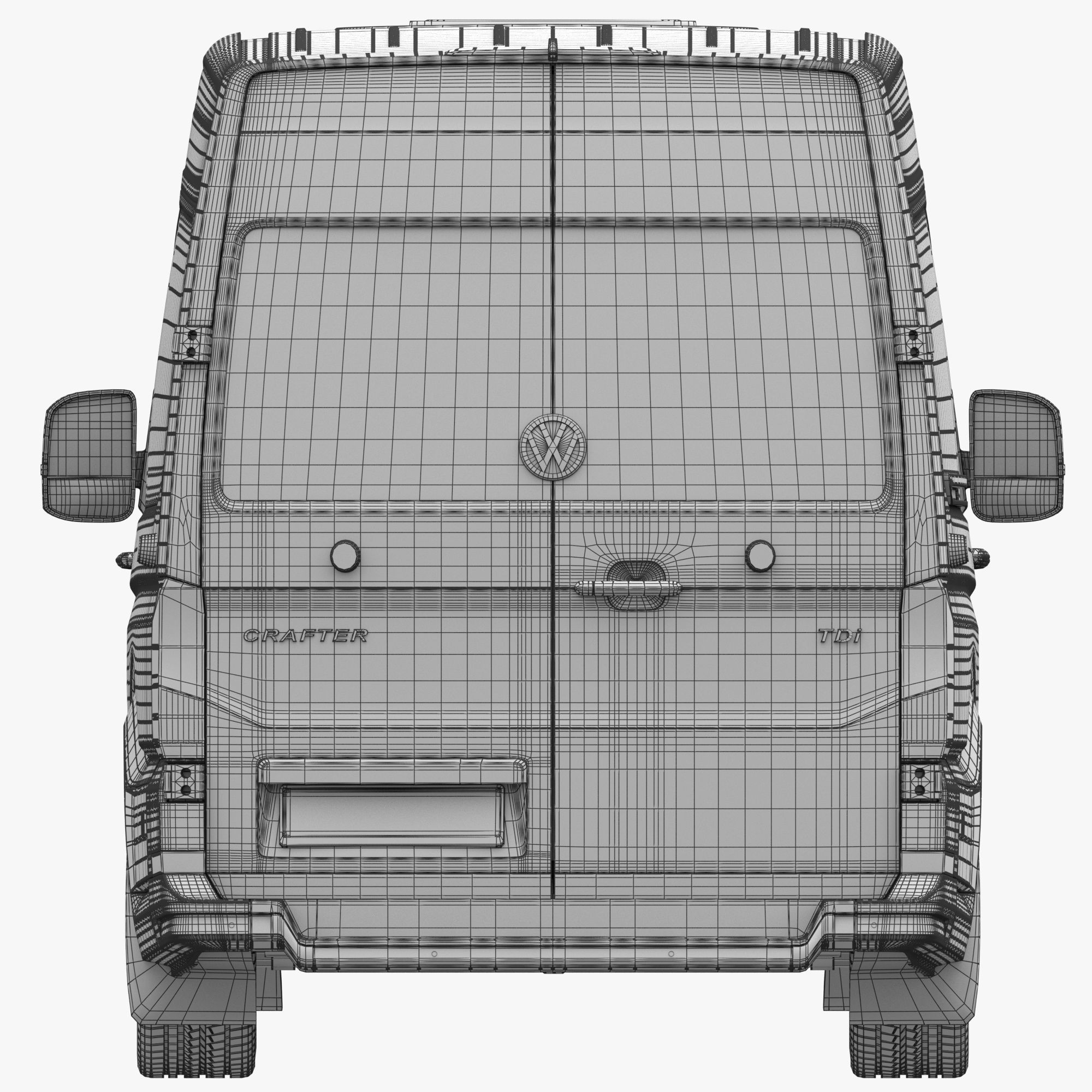 VW Crafter 2 Passenger 3D model_20