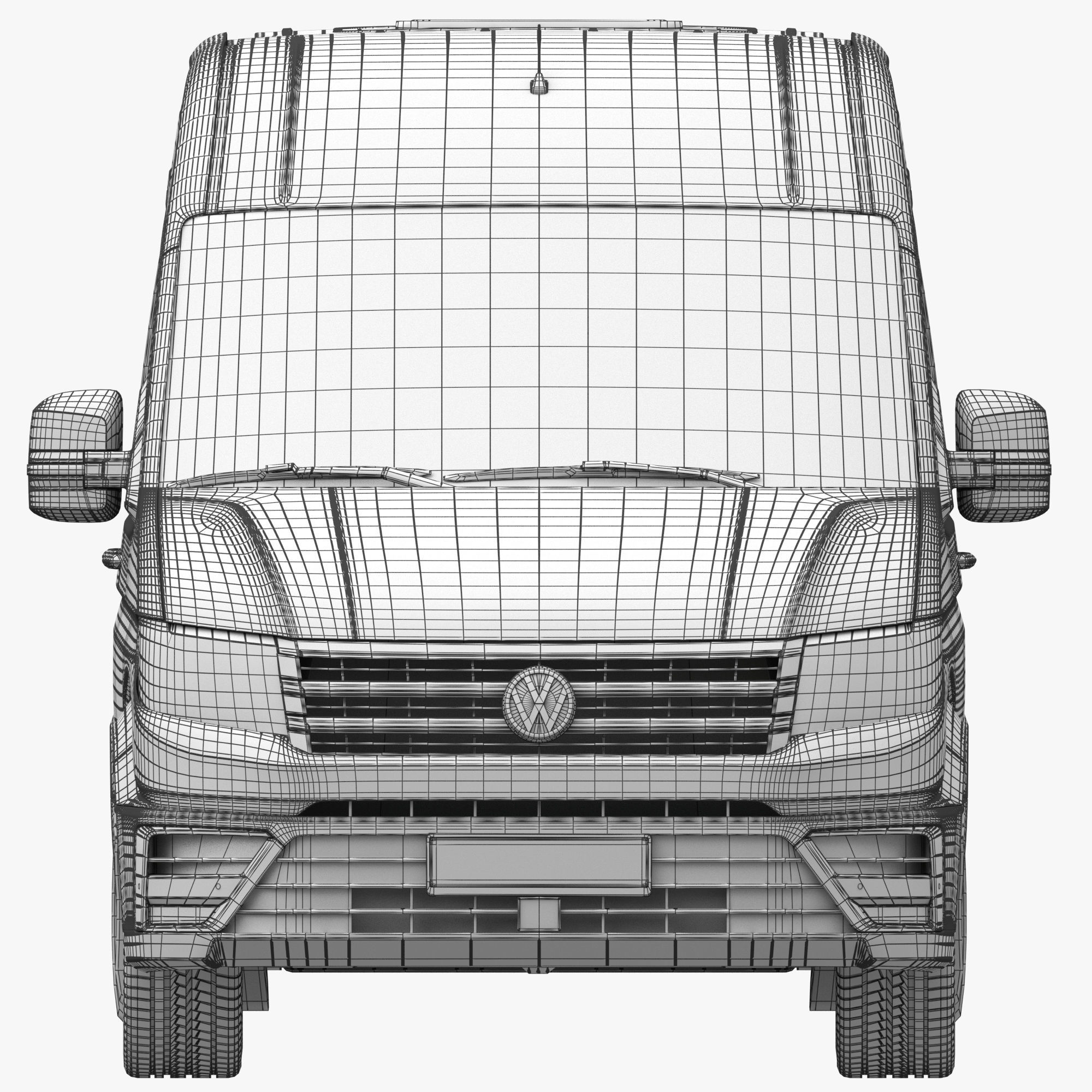 VW Crafter 2 Passenger 3D model_19