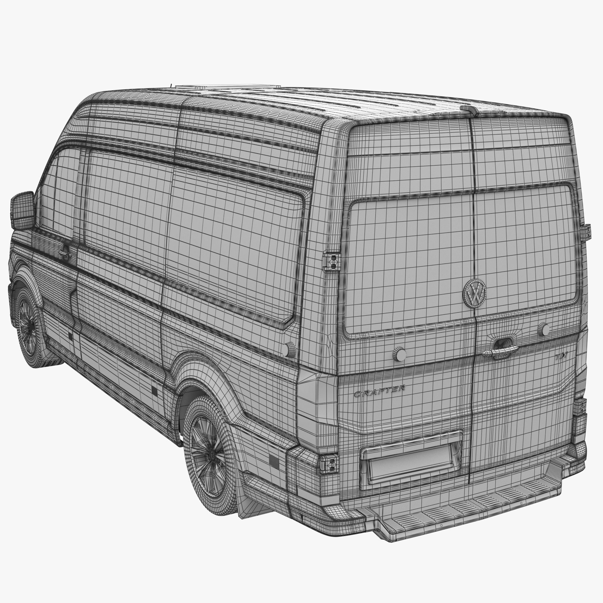 VW Crafter 2 Passenger 3D model_18