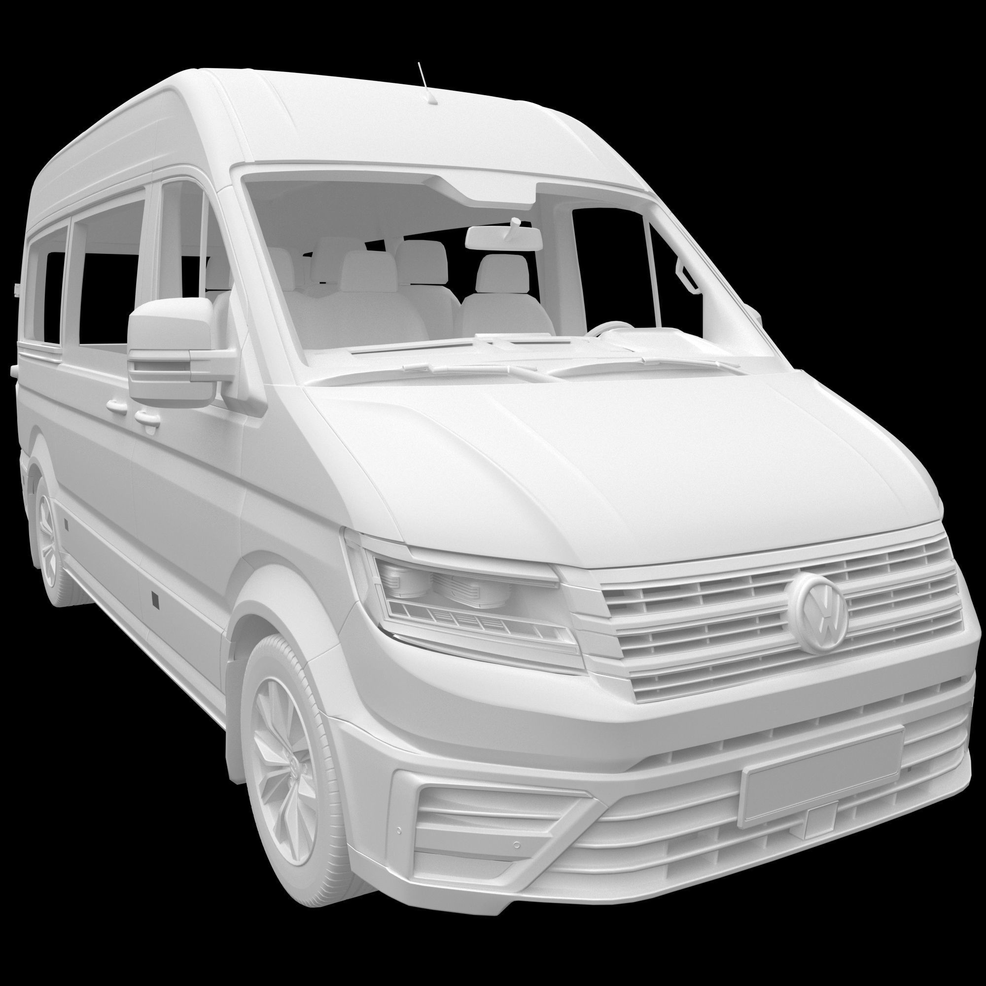 VW Crafter 2 Passenger 3D model_16
