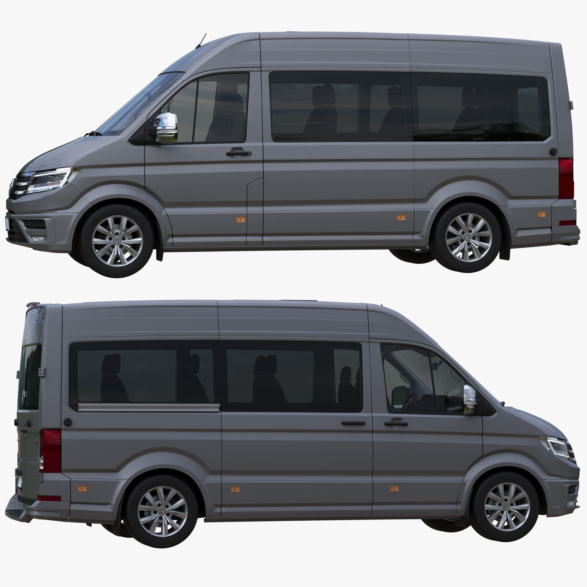 VW Crafter 2 Passenger 3D model_23