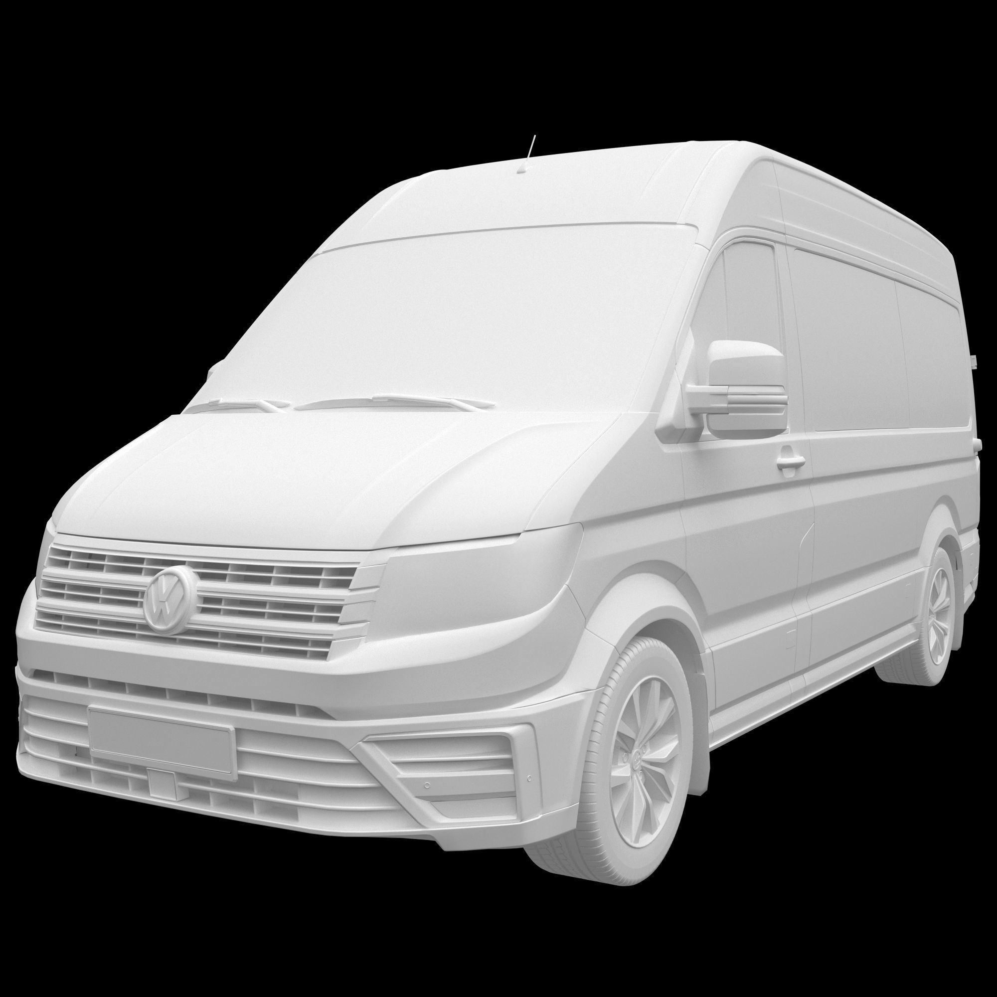 VW Crafter 2 Passenger 3D model_13
