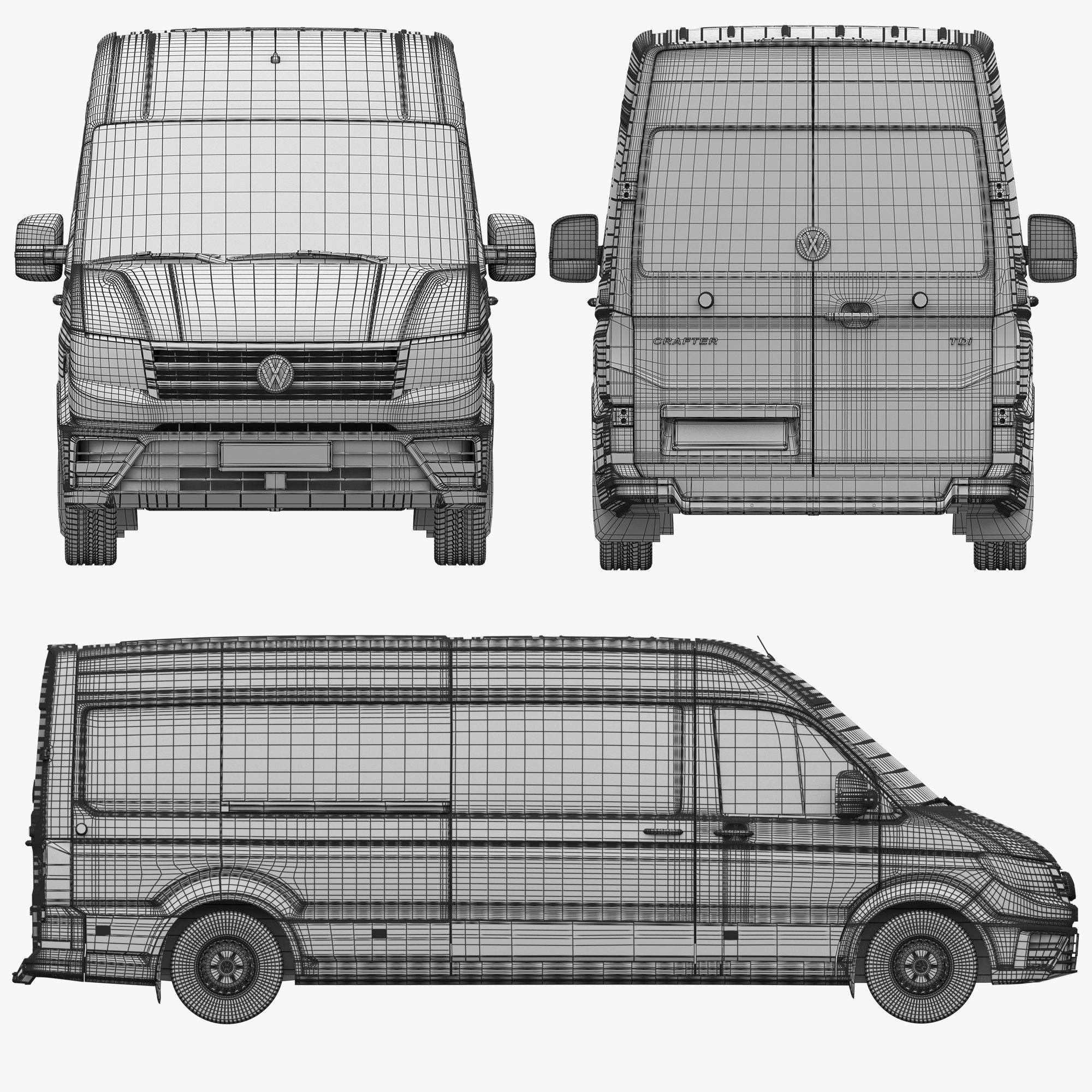VW Crafter 2Gen L4H3 MiniBus 3D model_26