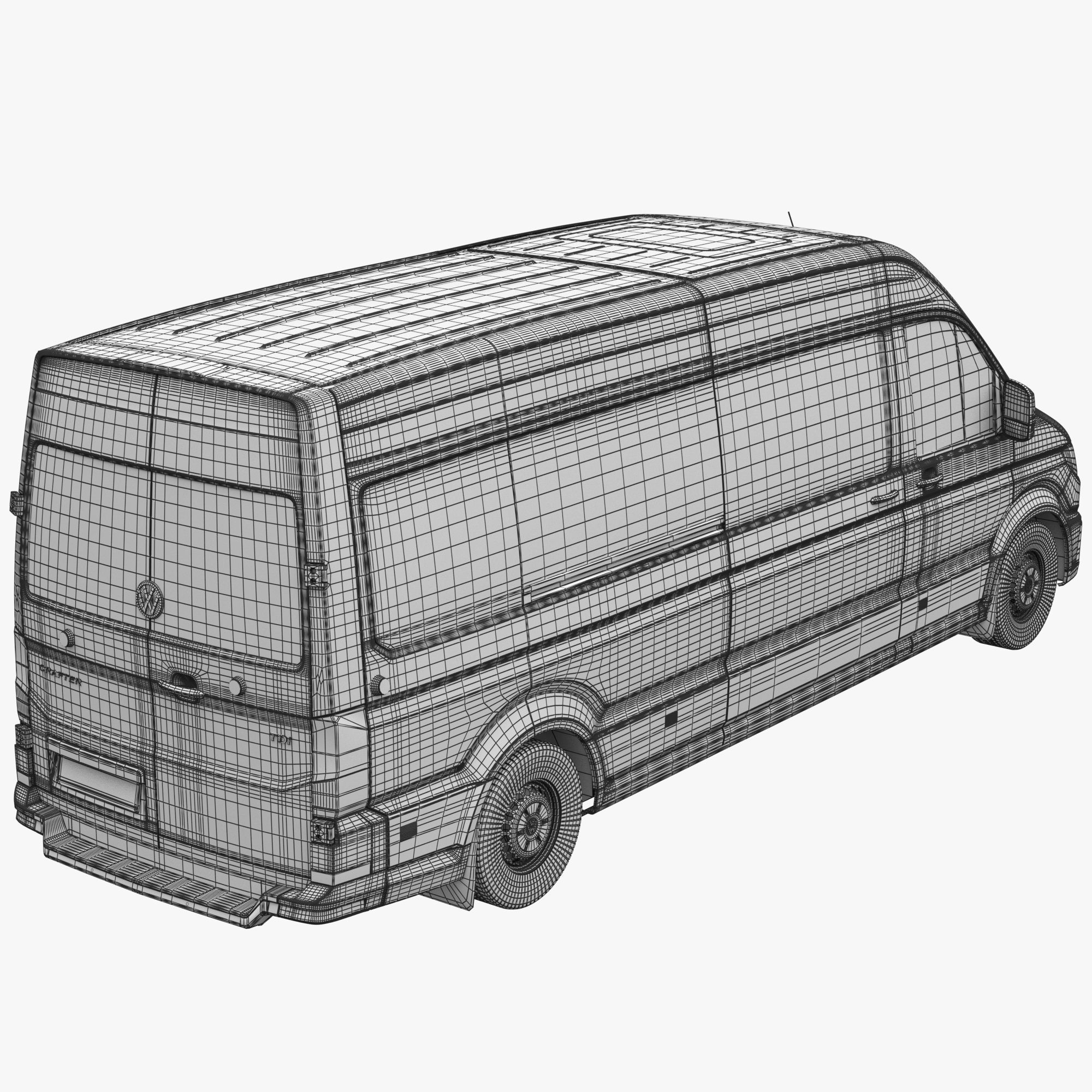 VW Crafter 2Gen L4H3 MiniBus 3D model_19
